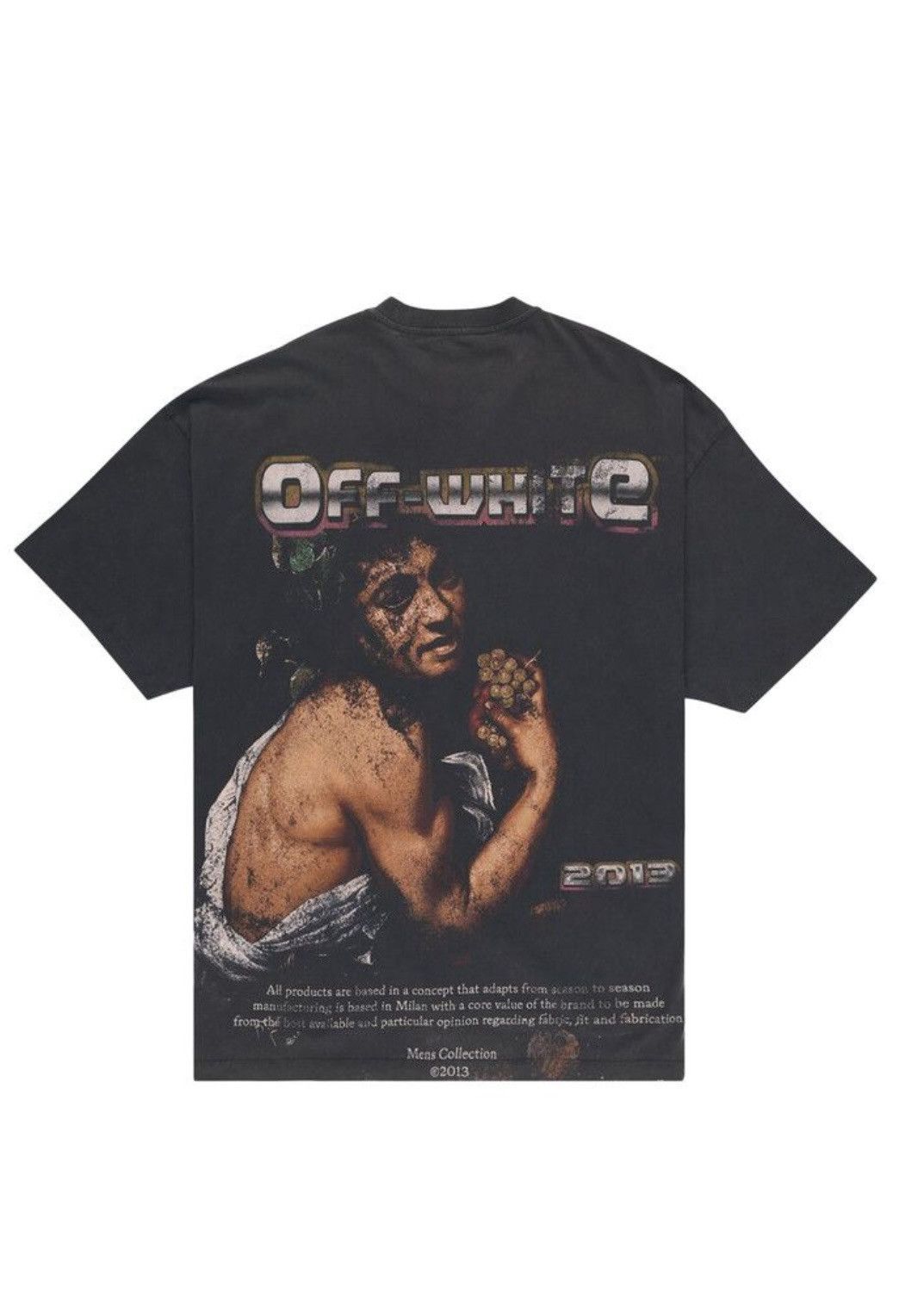 Off-White Off-White Digit Bacchus Crew-Neck Tee Black Size US S / EU 44-46 / 1 - 1 Thumbnail