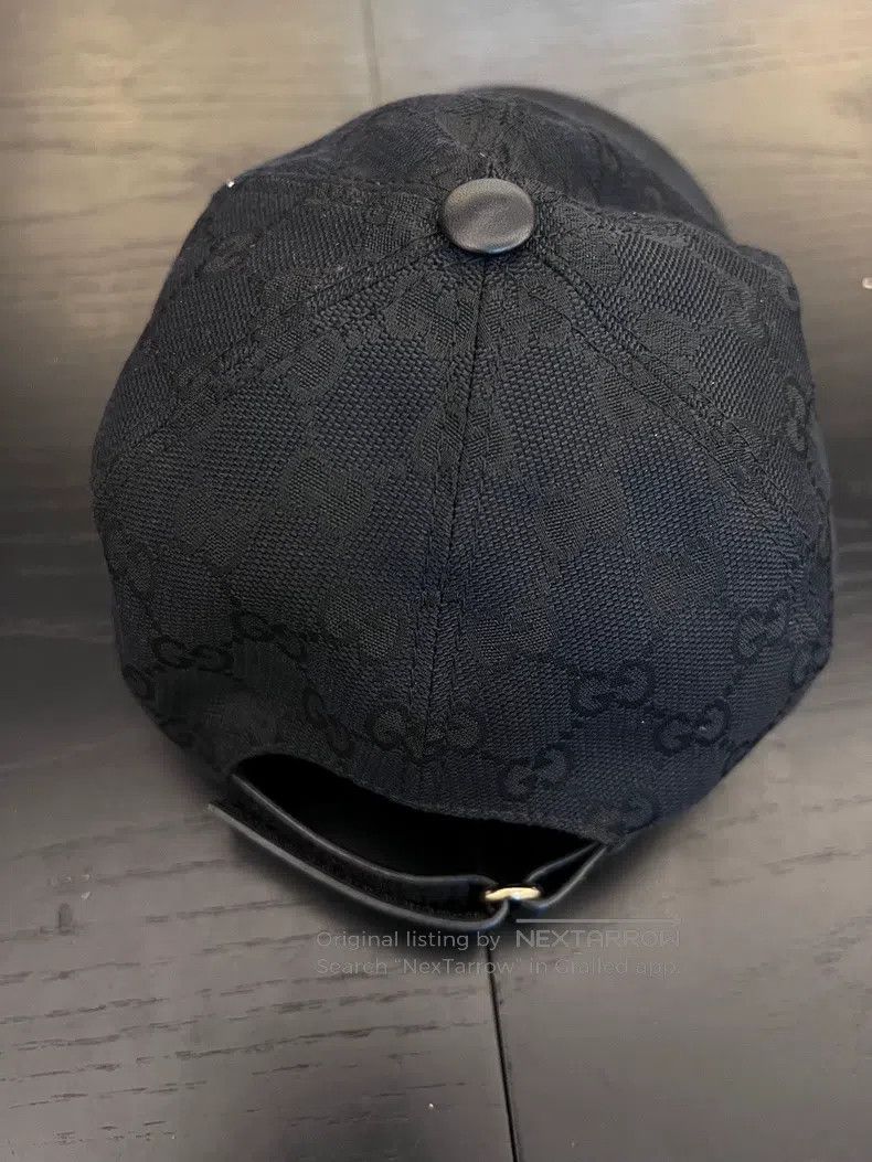 Gucci Gucci Dark pattern full-print striped baseball cap Size ONE SIZE - 3 Thumbnail