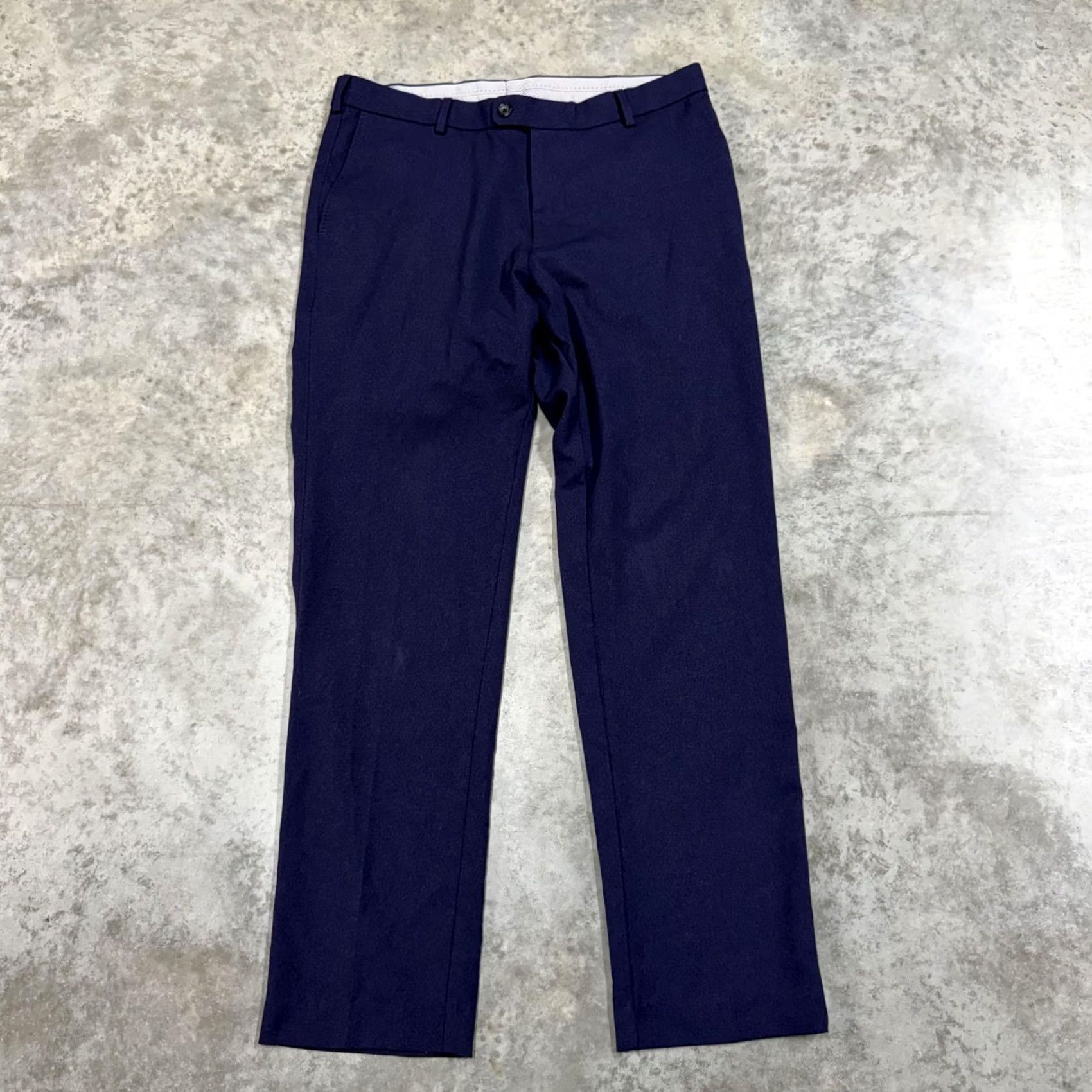 Peter Millar Peter Millar Crown Sport Khakis Pants Mens 34x32 Blue Polyester Golf Performance Pockets Straight 34 32 Regular Vintage: No Size US 34 / EU 50 - 2 Thumbnail