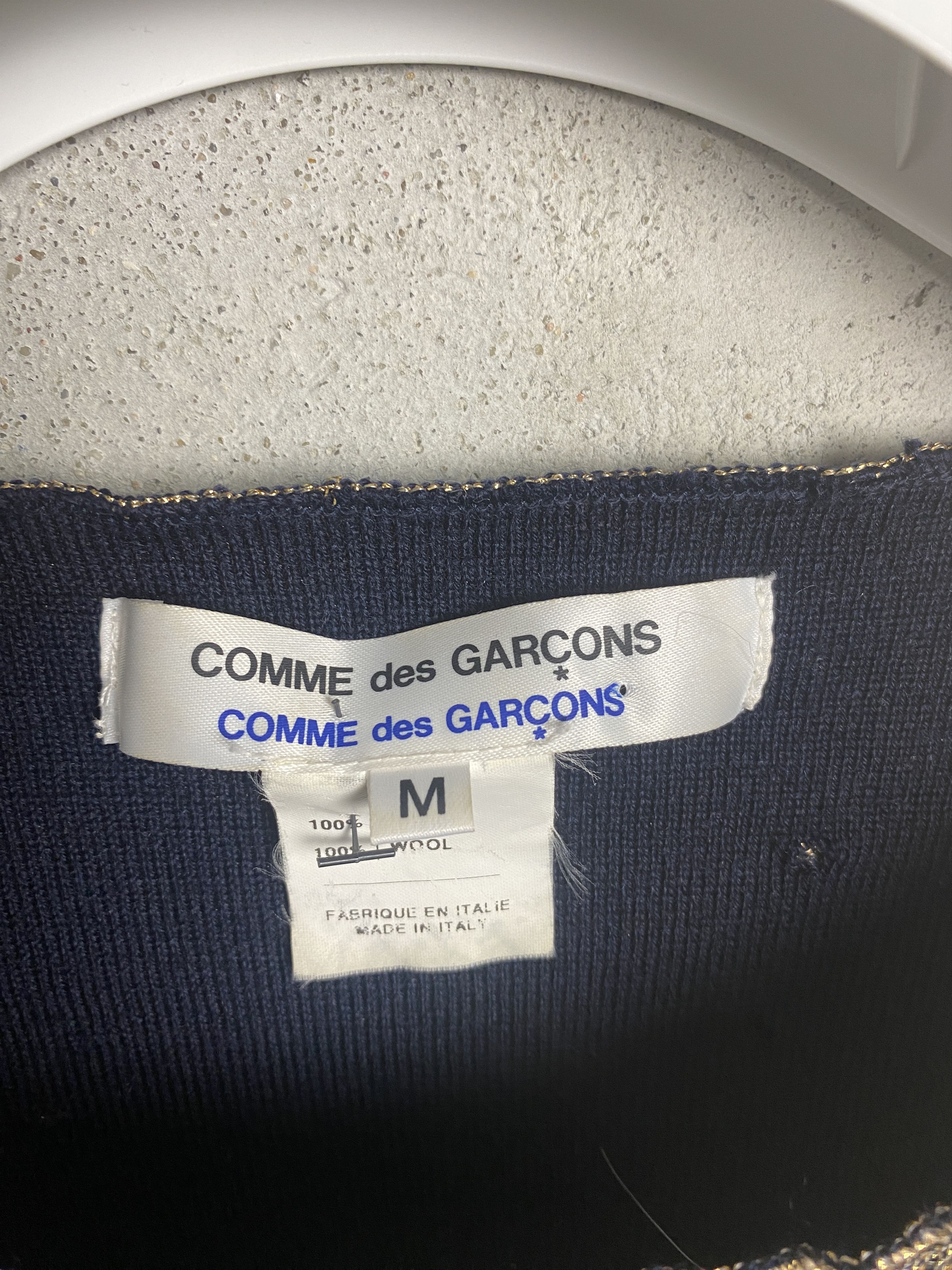 Comme des Garcons Comme des Garcons wool gold sweater knitwear Size M / US 6-8 / IT 42-44 - 3 Thumbnail