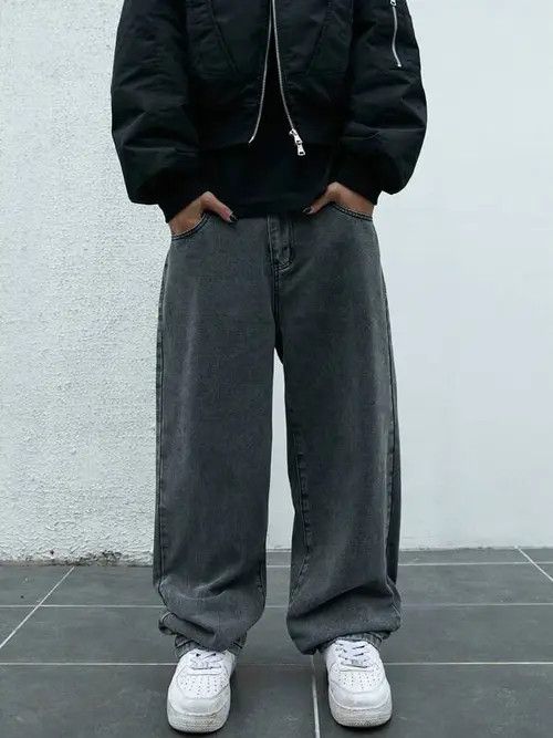 Jean × Vintage LOOSE fit skate washed vintage jeans pants Size US 34 / EU 50 - 1 Thumbnail
