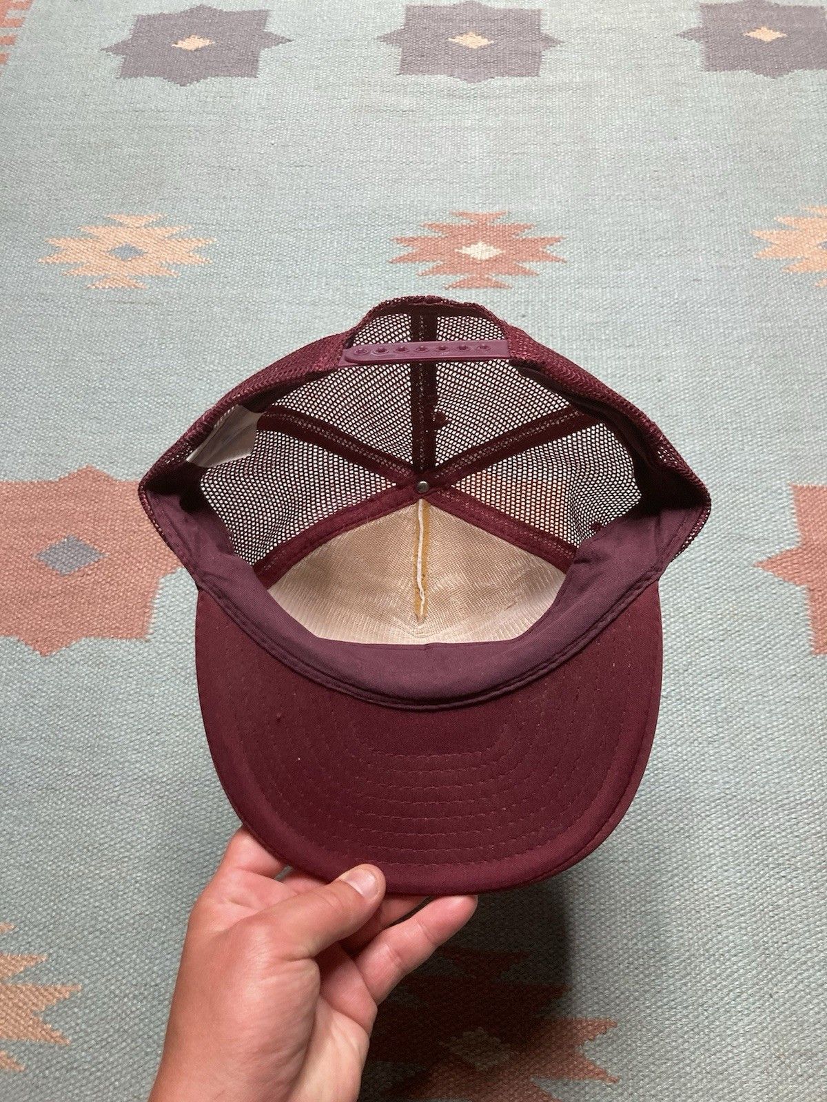 Vintage trucker hat Dougs transmission service Michigan car mechanic Size ONE SIZE - 5 Thumbnail
