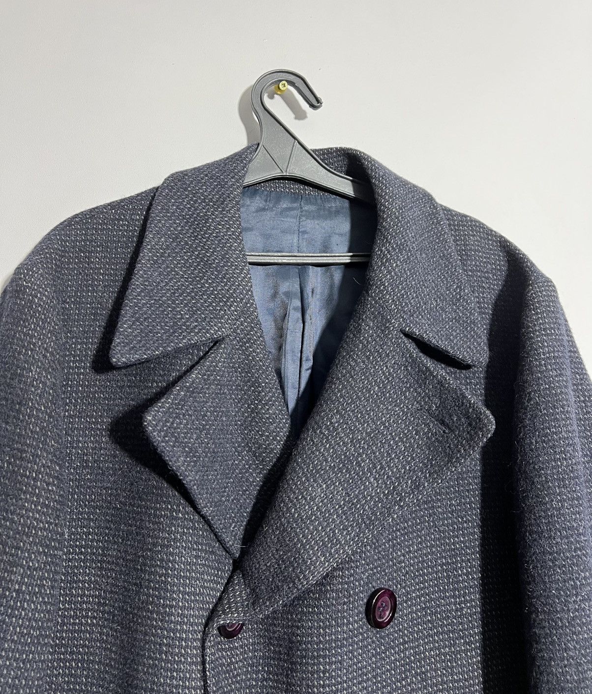 Valentino × Vintage Vintage Valentino Uomo Double-Breasted Wool Coat Jacket Size US L / EU 52-54 / 3 - 9 Thumbnail