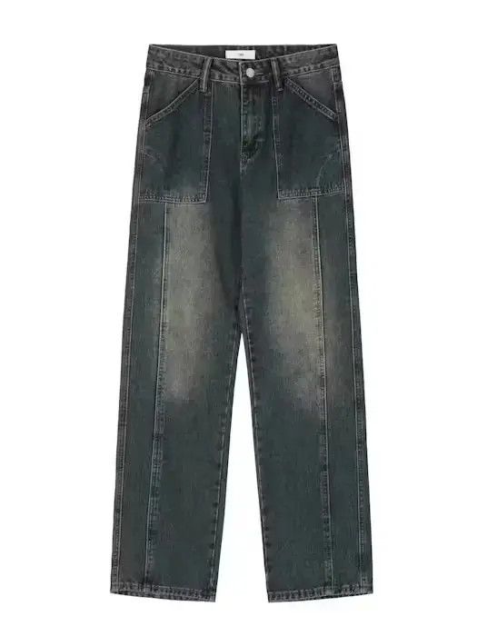 Japanese Brand × Jean Straight tube dark blue trendy loose fitting jeans Size US 32 / EU 48 - 6 Thumbnail