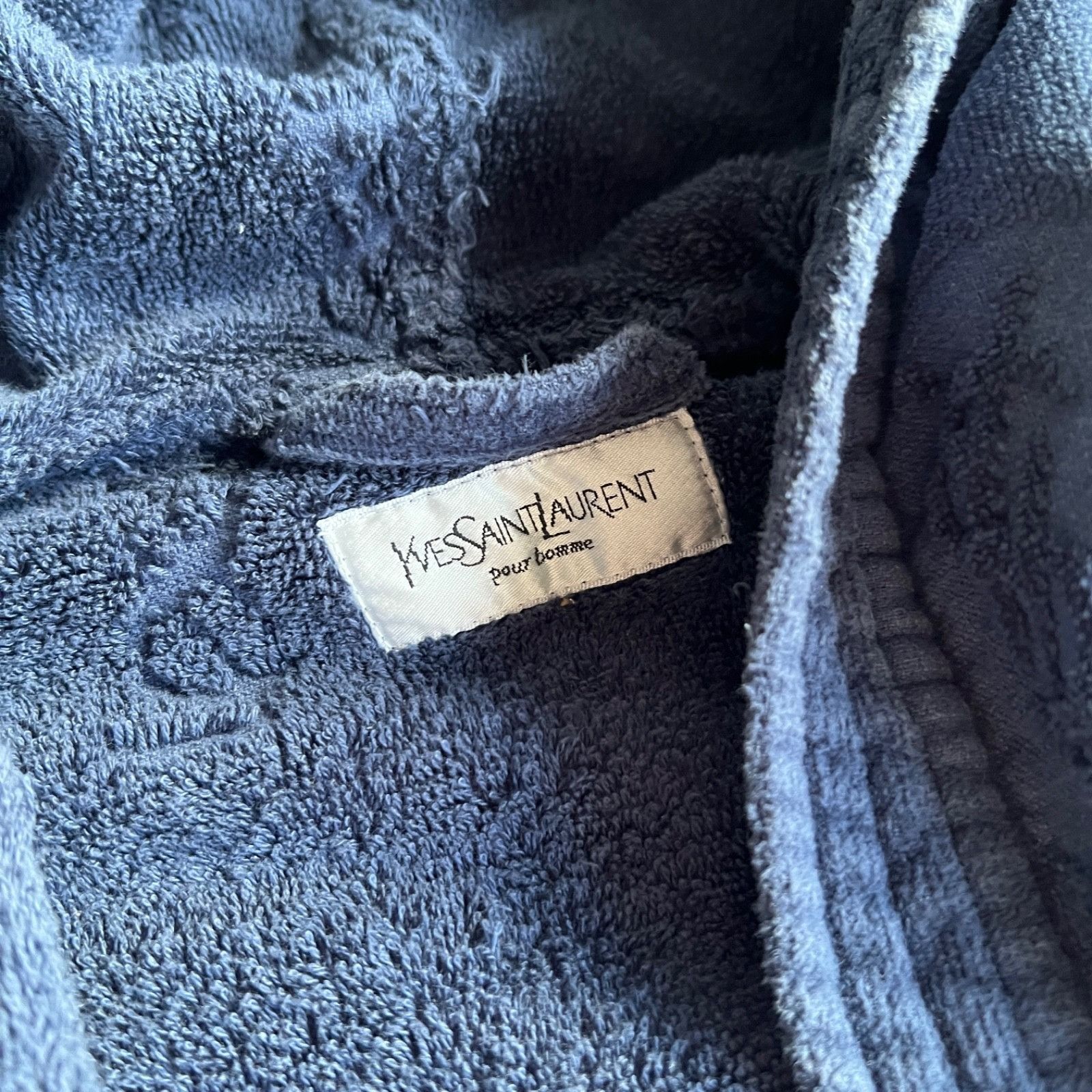 Saint Laurent Paris Yves Saint Laurent Monogram Hooded Bathrobe 9965AC Size US XL / EU 56 / 4 - 2 Thumbnail
