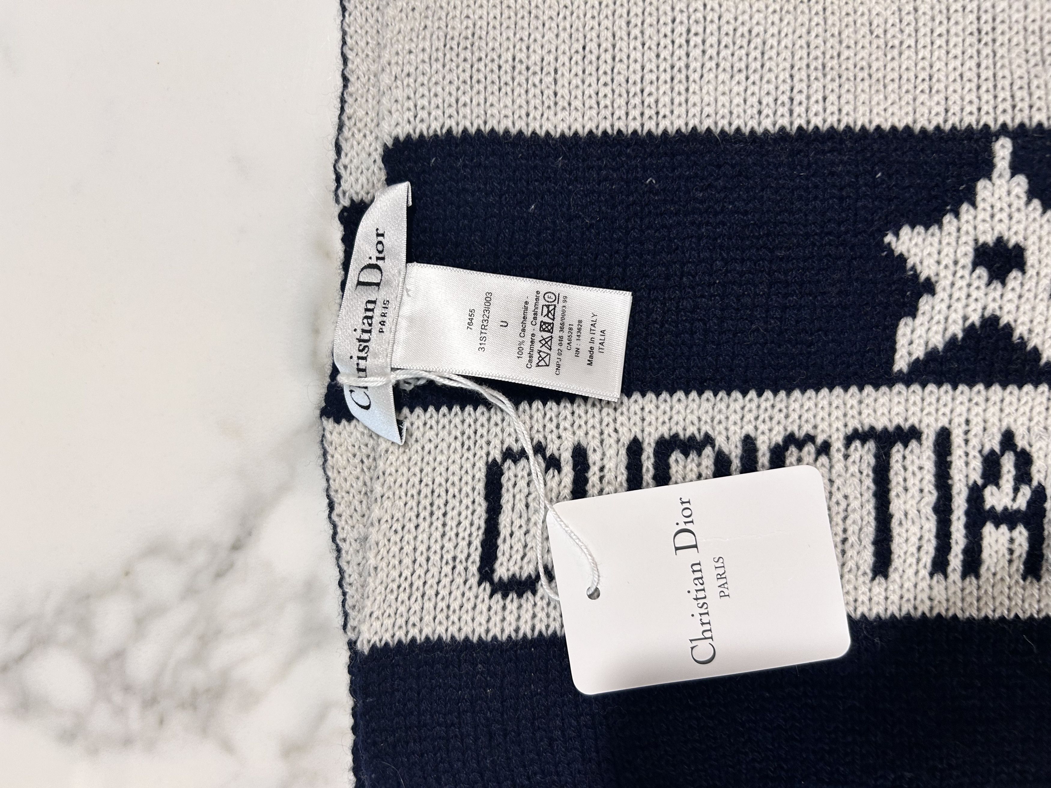 Dior STRIPE SCARF Size ONE SIZE - 7 Thumbnail