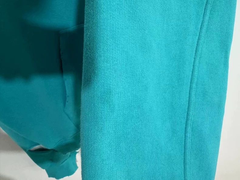 Balenciaga Balenciaga Lake Green Big Ripped Hoodie 2501-Nextarrow Size US S / EU 44-46 / 1 - 3 Thumbnail