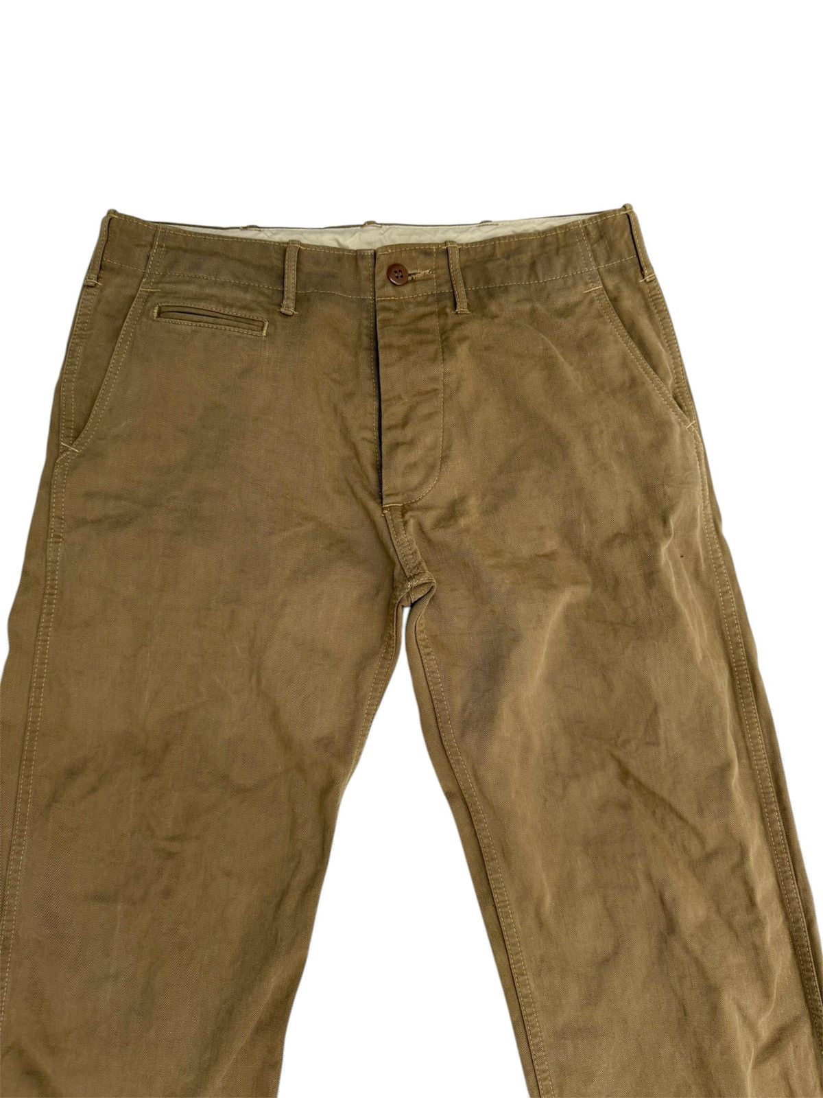 Japanese Brand × Kapital “Legacy in Every Stitch Union Made Wear Well Navy Type Khaki Size US 32 / EU 48 - 4 Thumbnail