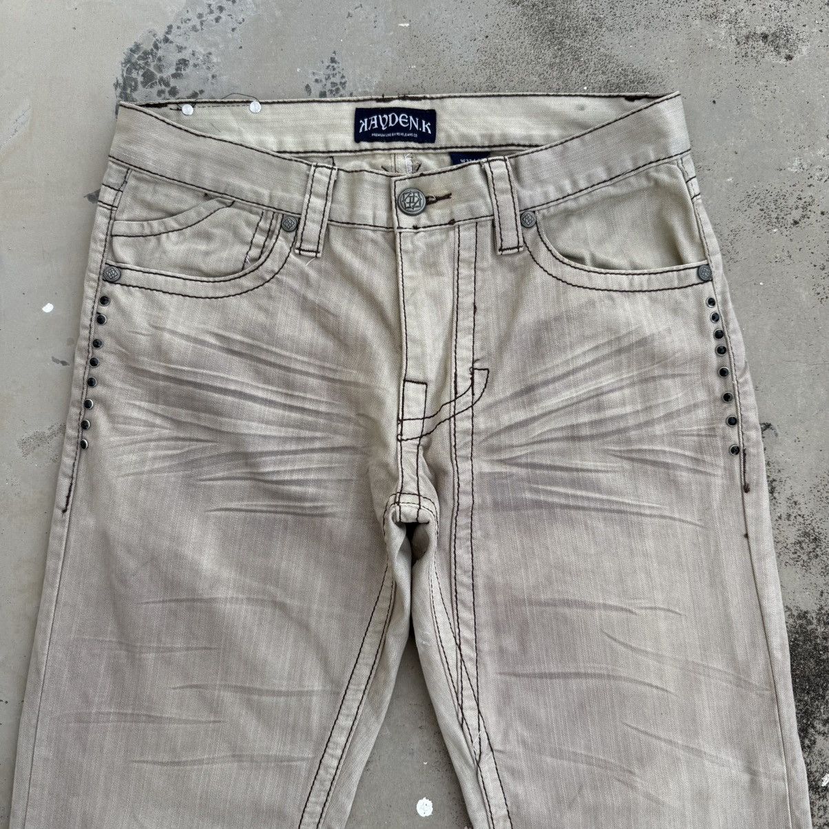 Kayden K VINTAGE KAYDEN K FADED JEAN DENIM PANTS Size US 34 / EU 50 - 3 Thumbnail