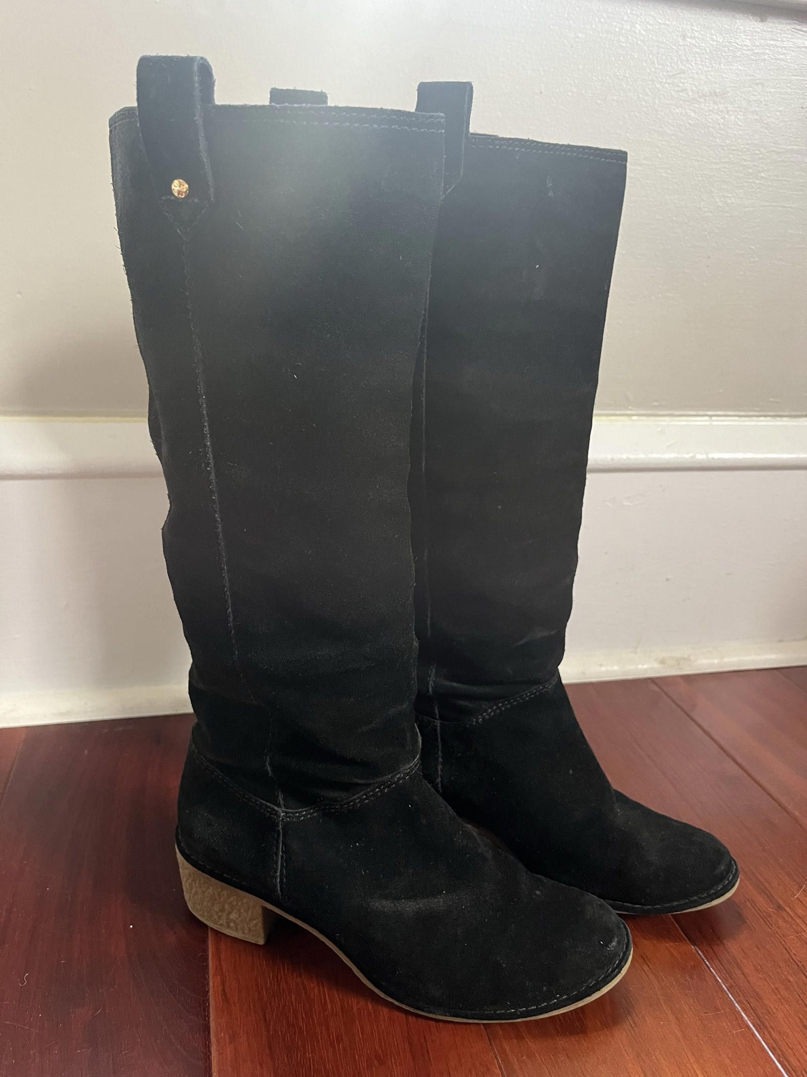 Designer Kate Spade Black Suede Boots Size 6.5 Size US 6.5 / IT 36.5 - 5 Thumbnail