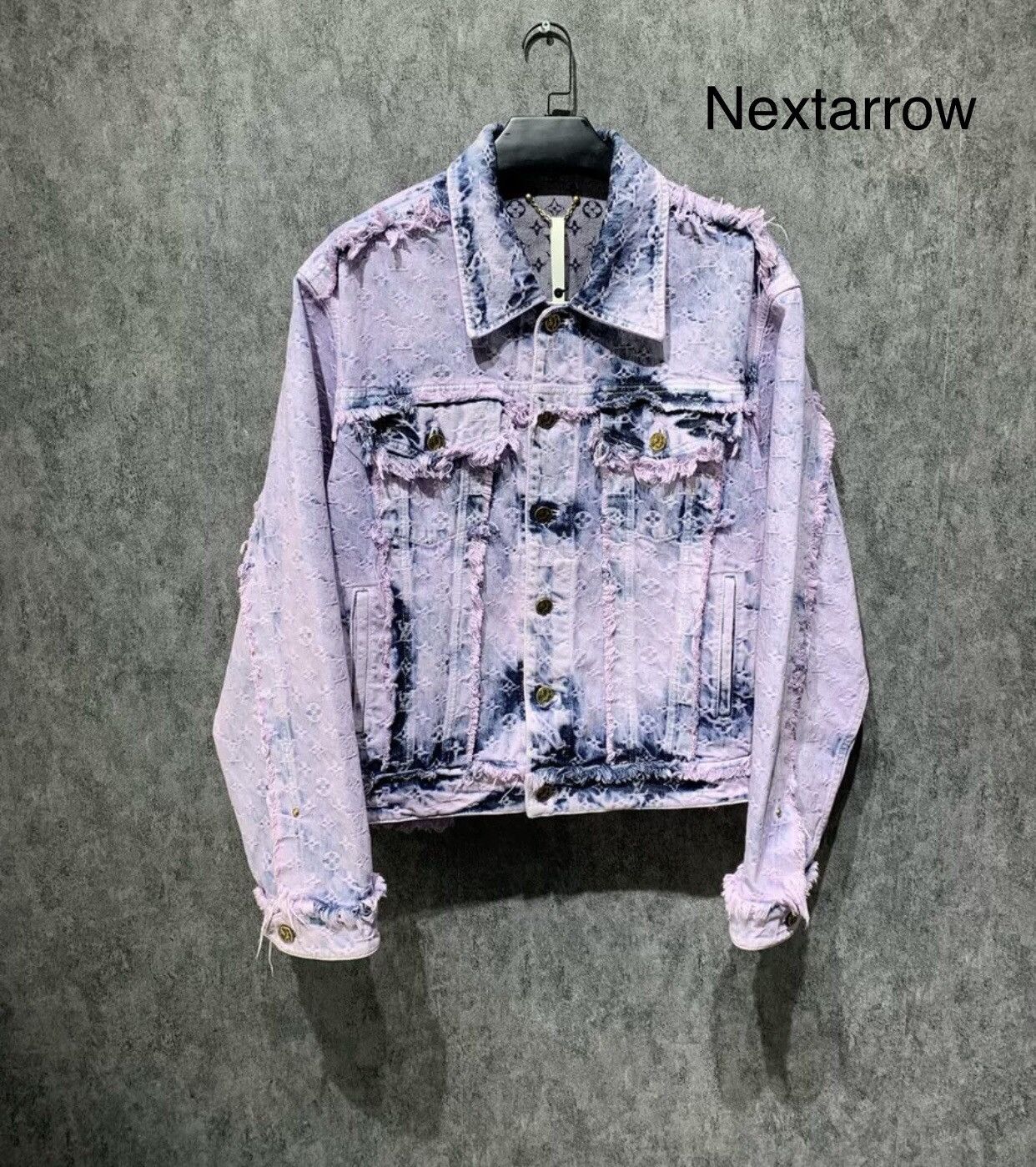【クロップド丈でお洒落♪】Louis Vuitton ジャケット 2023SS☆即納！【LV】ペーパーエアプレインクロップドジャケット