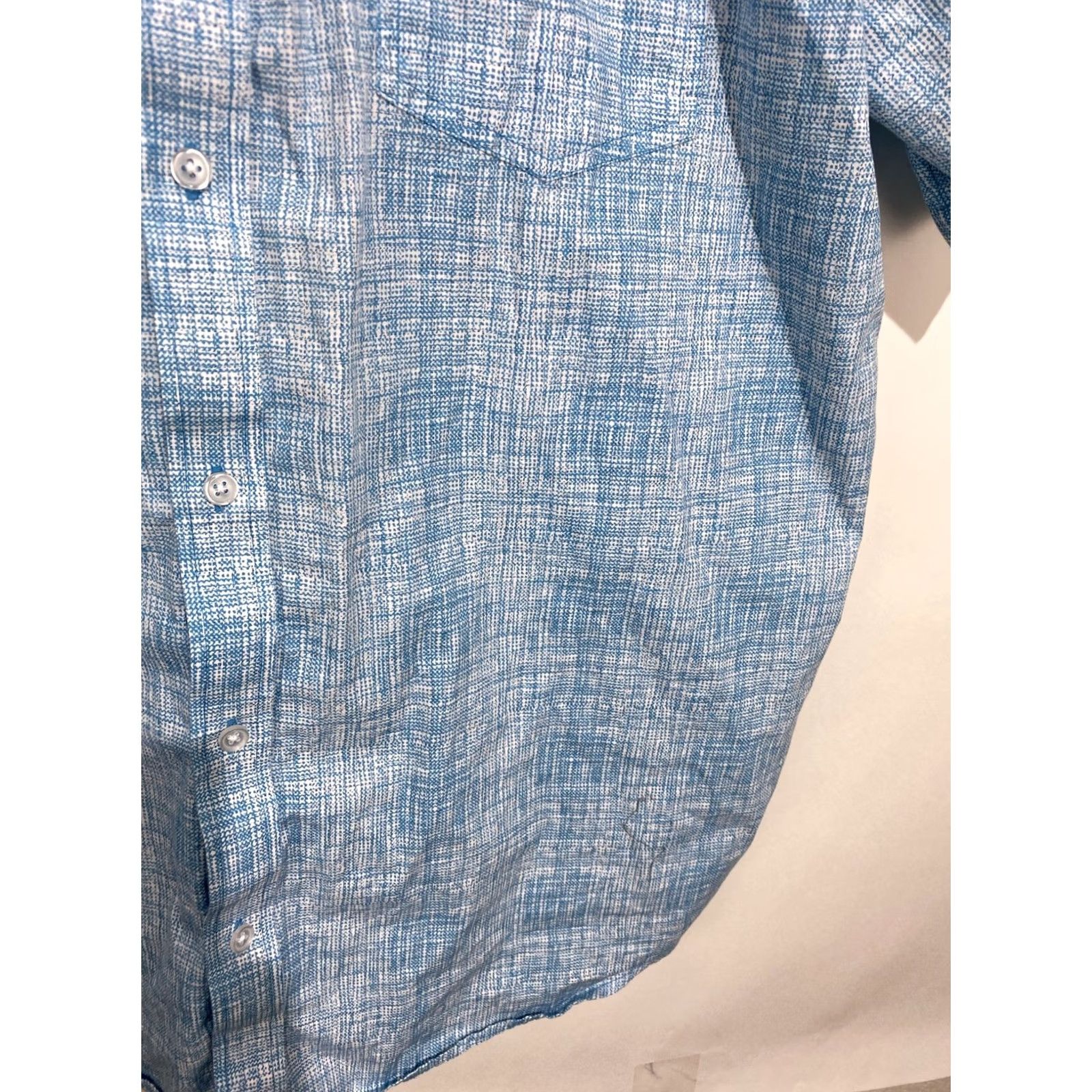 Cody James Cody James Button-Up Short Sleeve Shirt Mens Medium Blue White Plaid Size US M / EU 48-50 / 2 - 6 Thumbnail