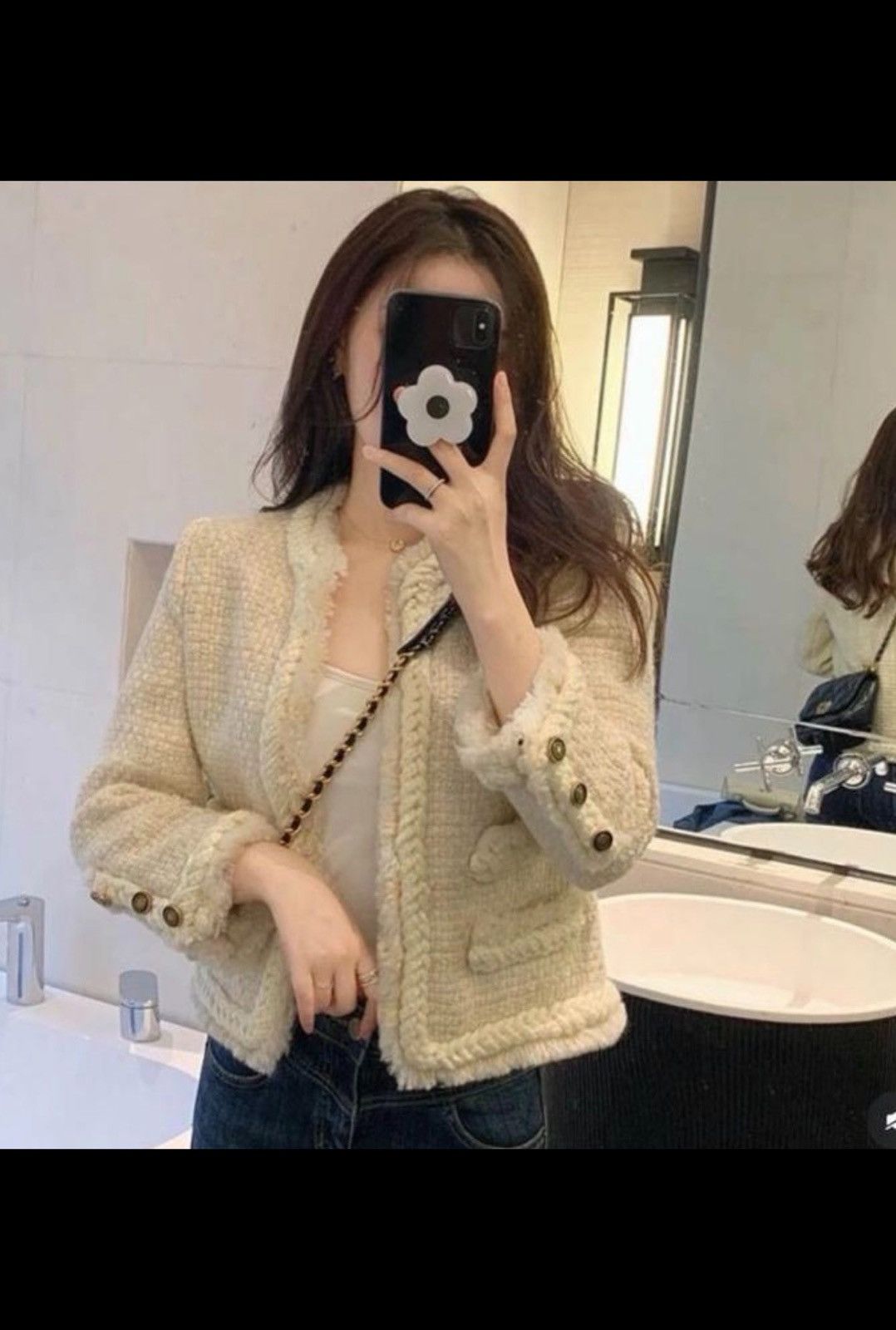 Saint Laurent Paris Saint Laurent 22SS Early Fall Tweed "Little Chanel" Jacket Size US L / EU 52-54 / 3 - 9 Thumbnail