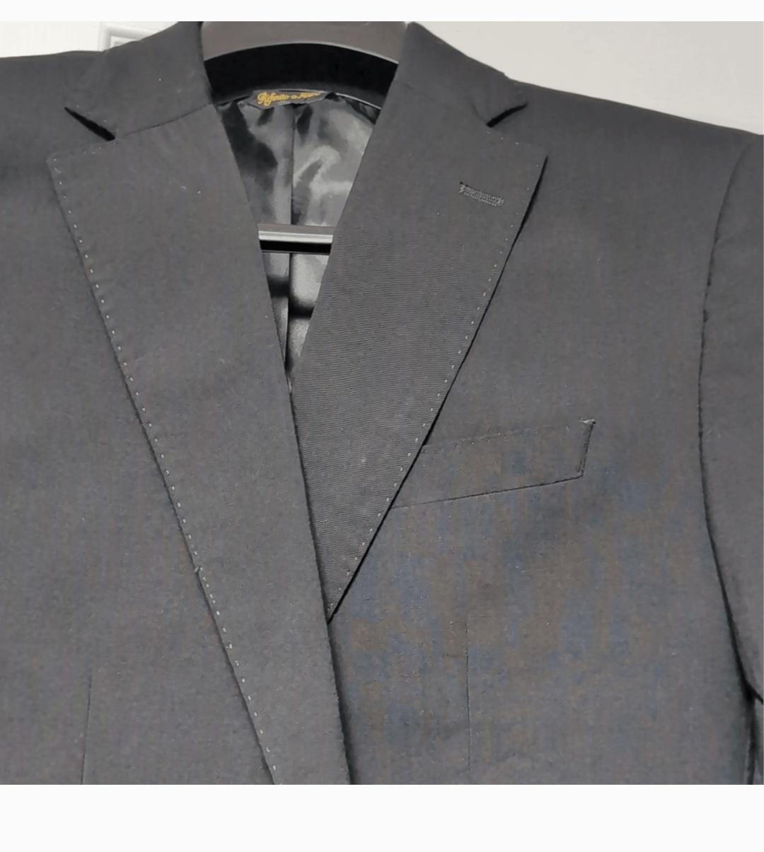 Enrico Coveri Enrico Coveri Black Single Breasted Blazer Size 46R - 6 Thumbnail