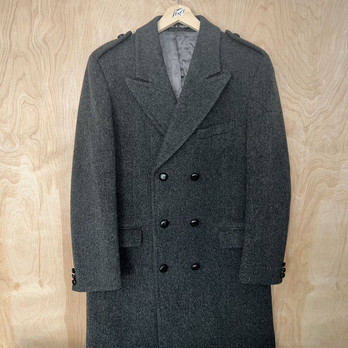 Kenzo × Vintage Vintage Kenzo Homme Wool Gray Coat Jacket | Grailed