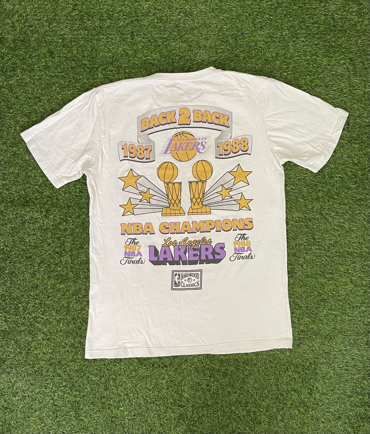 Mitchell & Ness × Vintage LAKERS BACK 2 BACK TSHIRT 87” 89