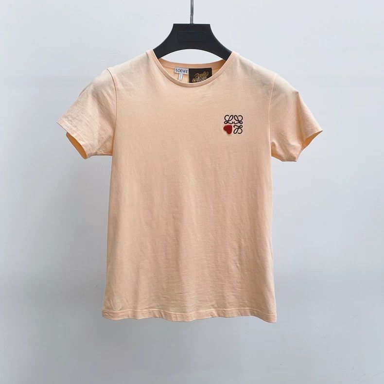 Loewe Loewe Pink Heart Logo Short Sleeve Tee - dmc Size US S / EU 44-46 / 1 - 1 Thumbnail