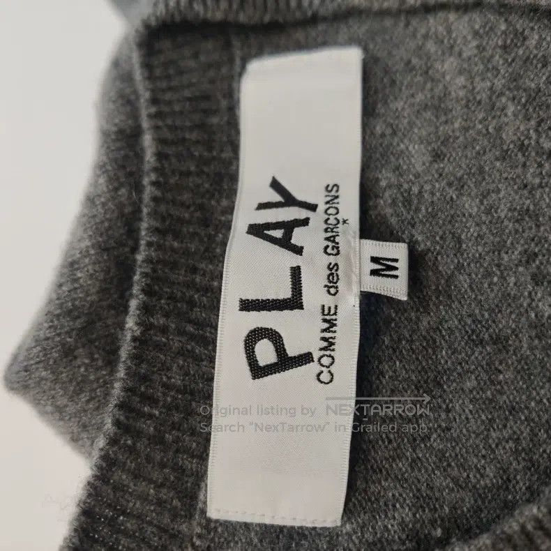 Comme des Garcons Comme Des Garcons Wool Single-Button Round Neck Knit Size M / US 6-8 / IT 42-44 - 5 Thumbnail