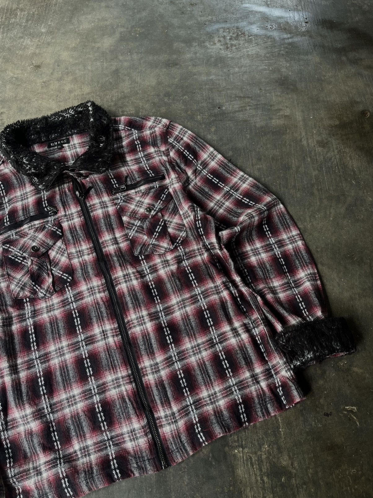 Japanese Brand JAPANESE FUR OMKOE BUTTON DOWN SHIRT Size US XL / EU 56 / 4 - 4 Thumbnail