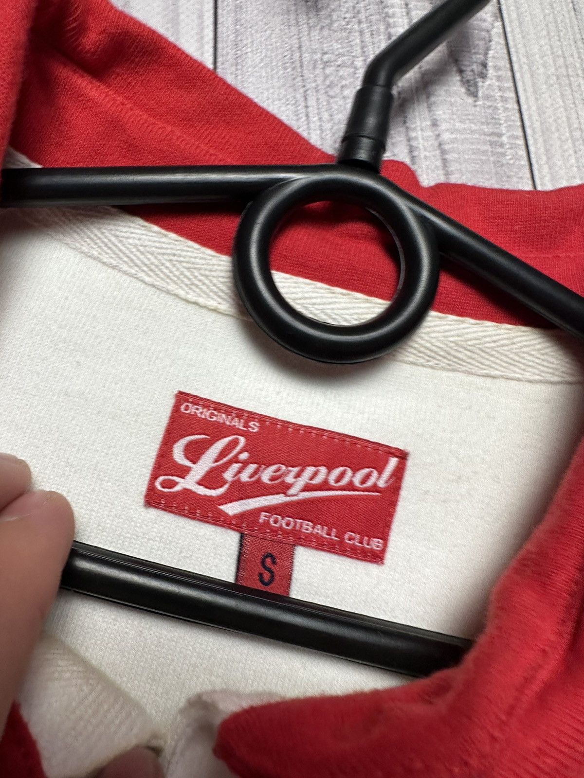 Vintage Vintage Liverpool retro jersey long sleeve logo size S/M Size US M / EU 48-50 / 2 - 6 Thumbnail