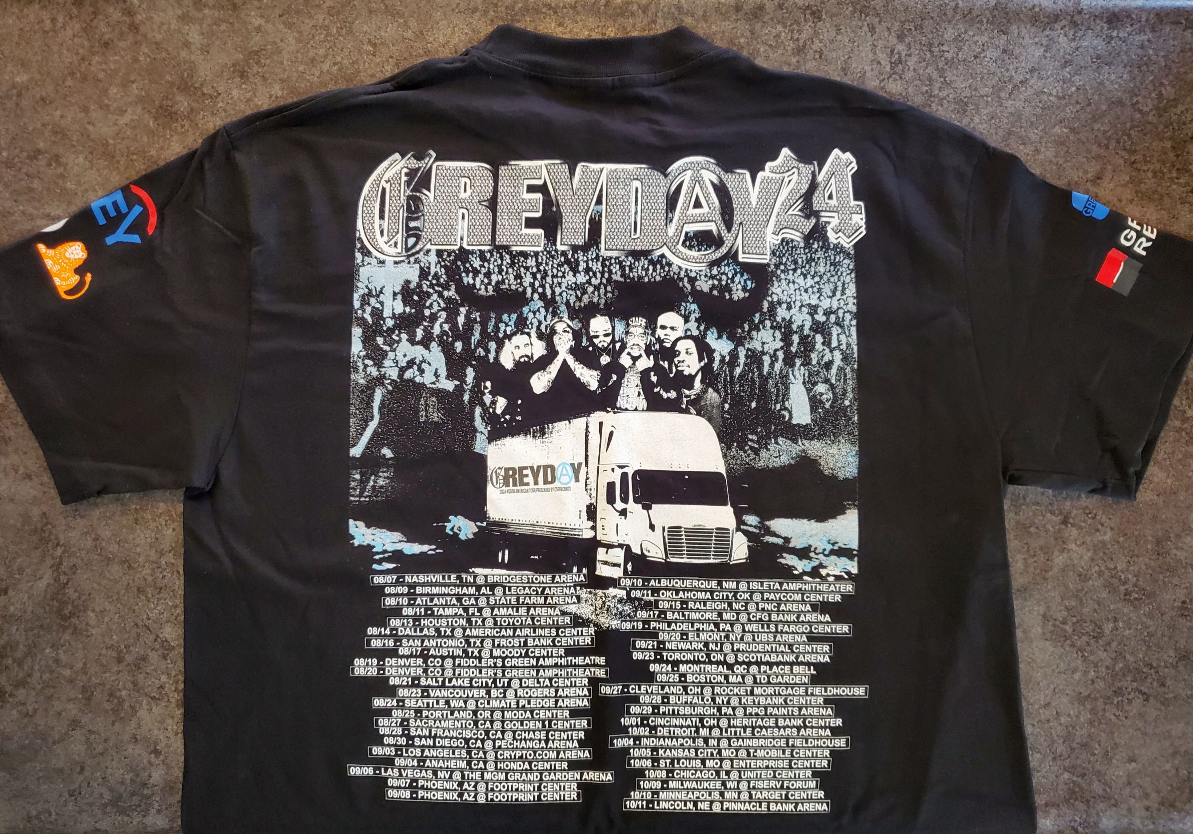 G59 Records Suicideboys Bank of Grey T shirt / Grey Day 2024 NEW Size US L / EU 52-54 / 3 - 4 Thumbnail
