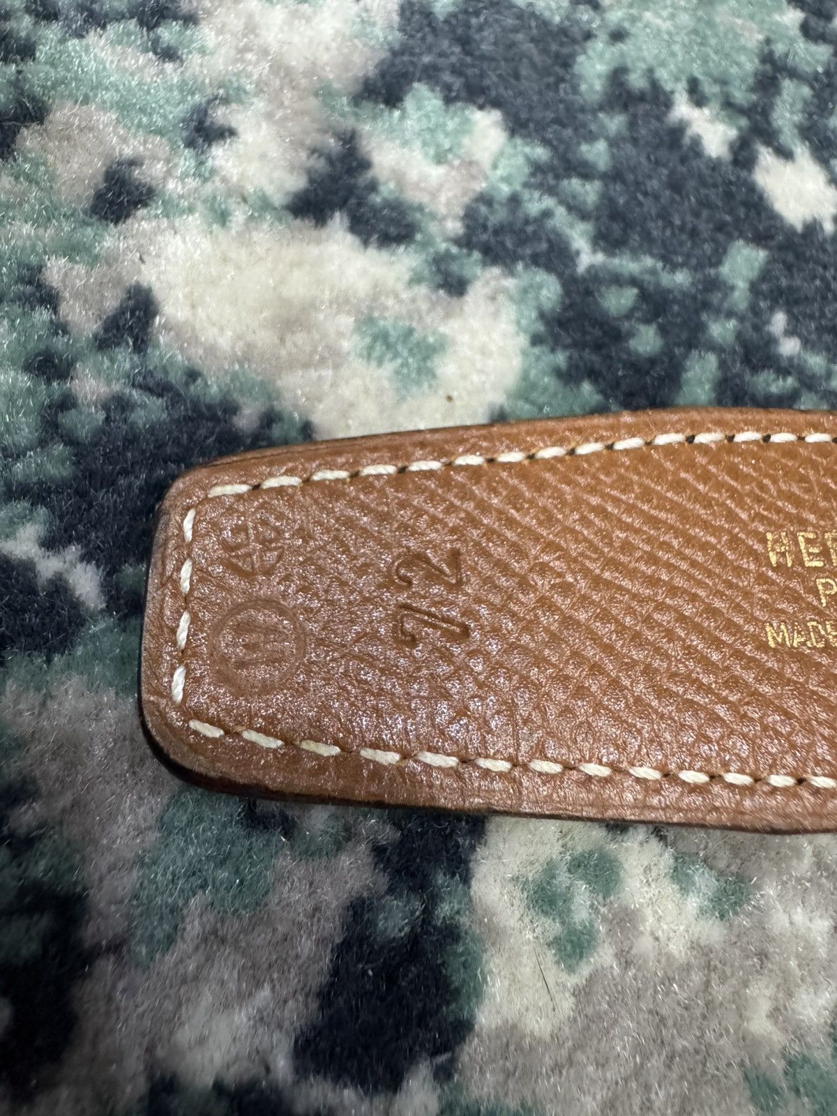 Hermes HERMES CHAINE D'ANCRE LEATHER BELT Size 28 - 3 Thumbnail