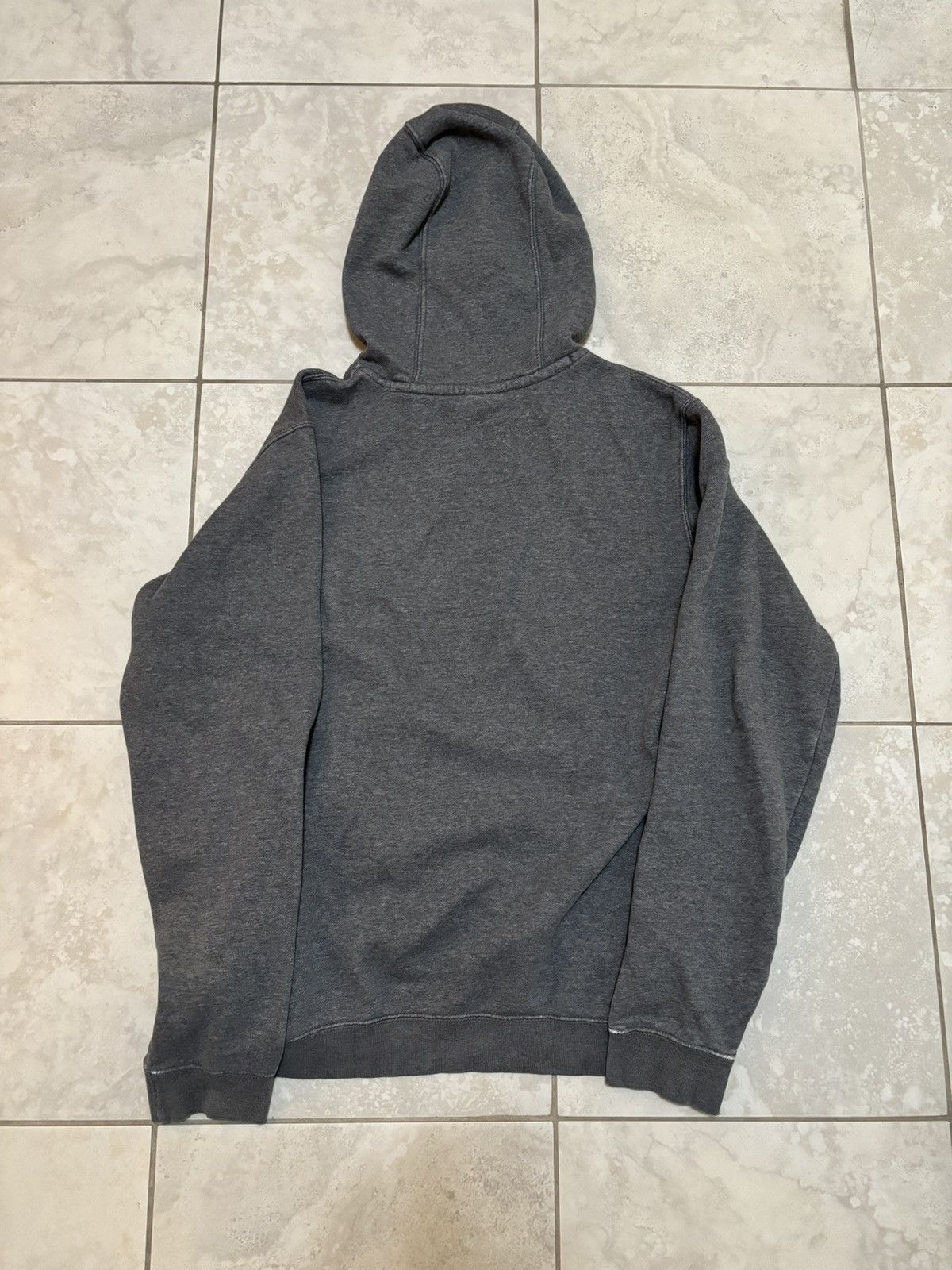 Nike × Vintage vintage 2000s grey nike mini swoosh chest hoodie Size US M / EU 48-50 / 2 - 10 Thumbnail