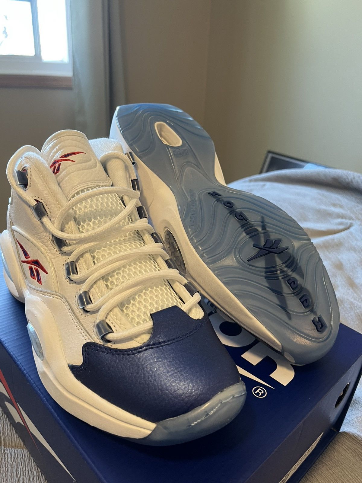 Reebok Reebok Question Blue Toe, Iverson Size US 9.5 / EU 42-43 - 6 Thumbnail