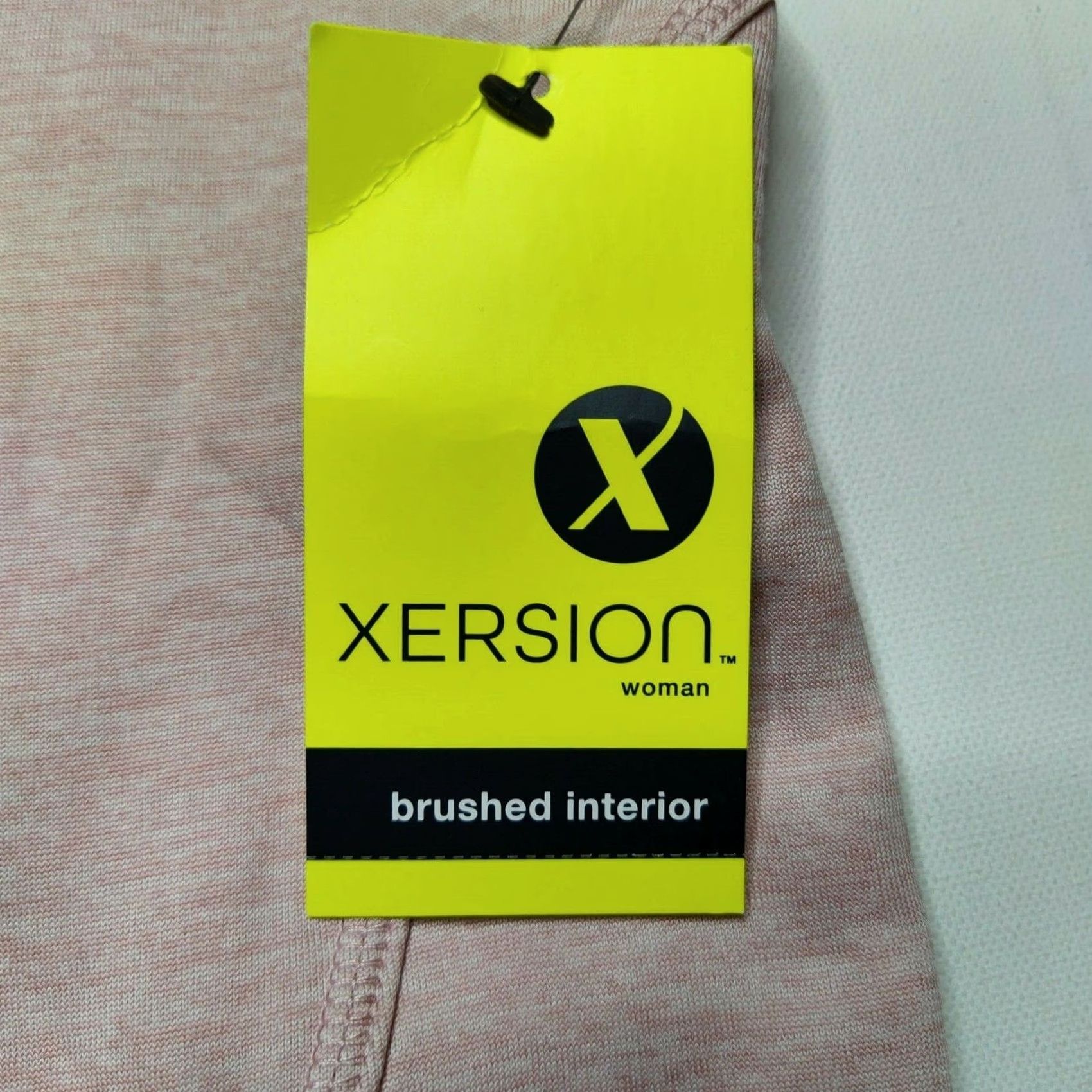 Vintage Xersion Women's 2X Pink Shadow Brushed Pullover Sweatshirt w Thumb Holes NEW Size XXL / US 16-18 / IT 52-54 - 5 Thumbnail