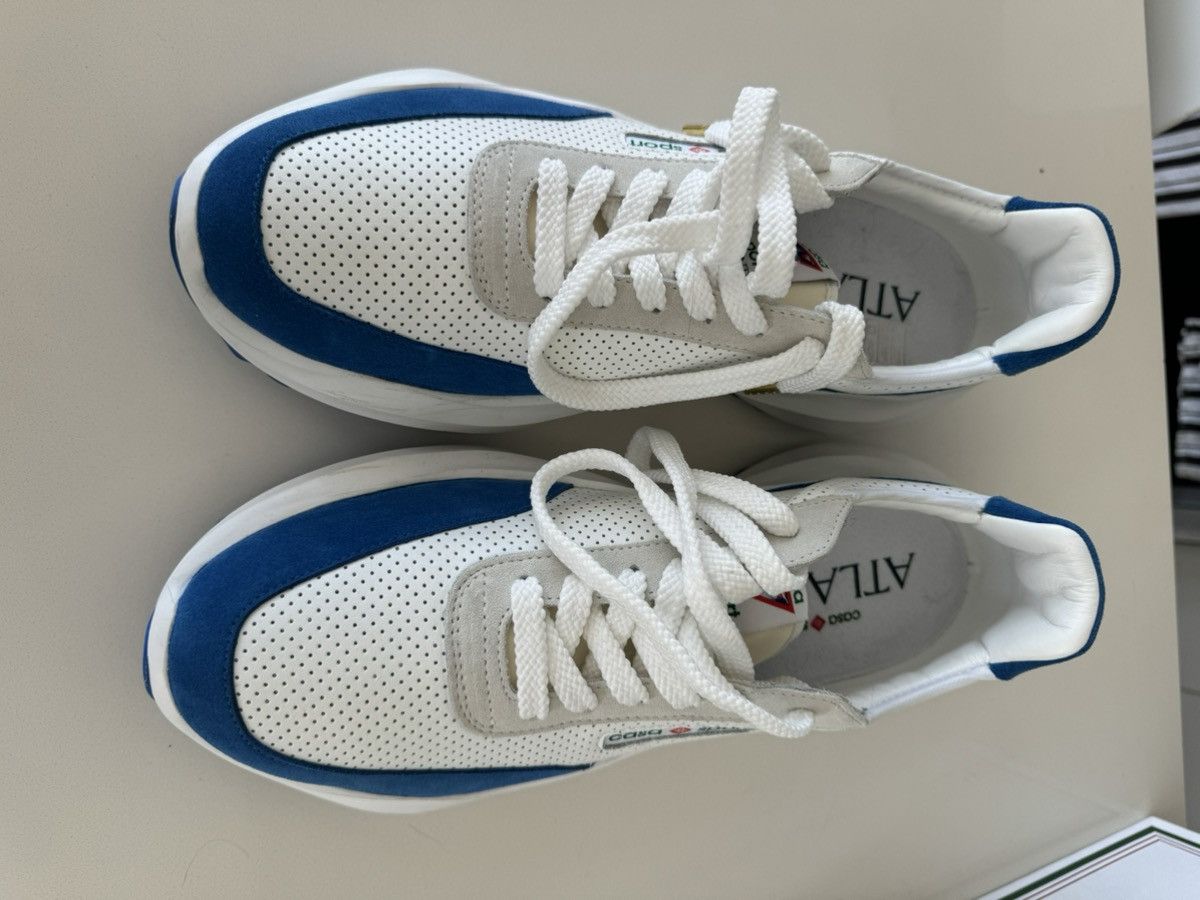 Casablanca Casablanca Atlantis White & Blue Sneaker 12.5 Size US 12.5 / EU 45-46 - 3 Thumbnail