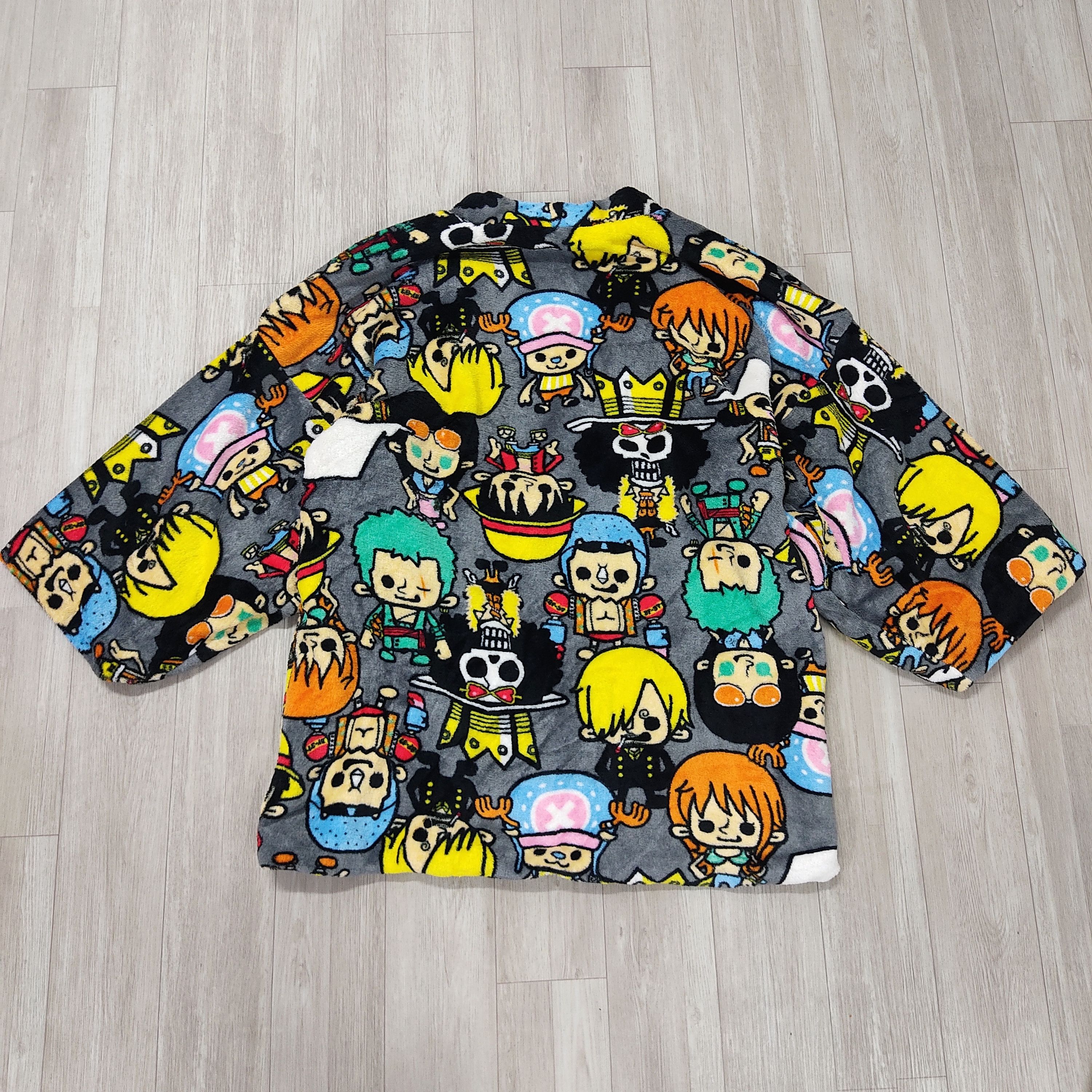 Anime ONE PIECE Anime Multicolour Yutaka Kimono Fleece Size US L / EU 52-54 / 3 - 11 Thumbnail