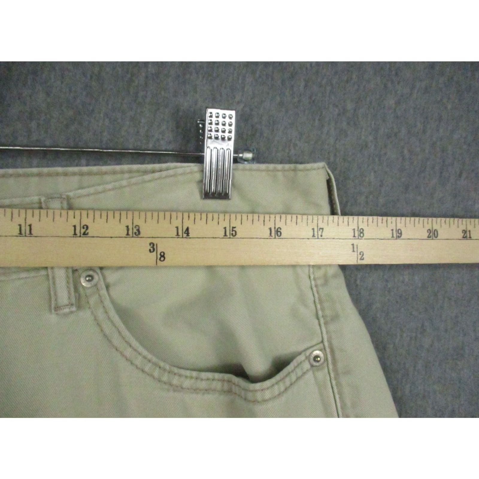 Levi's Levis 559 Jeans Mens 34x32 Khaki Straight Leg Relaxed Fit 100% Cotton Pants Size US 34 / EU 50 - 4 Thumbnail