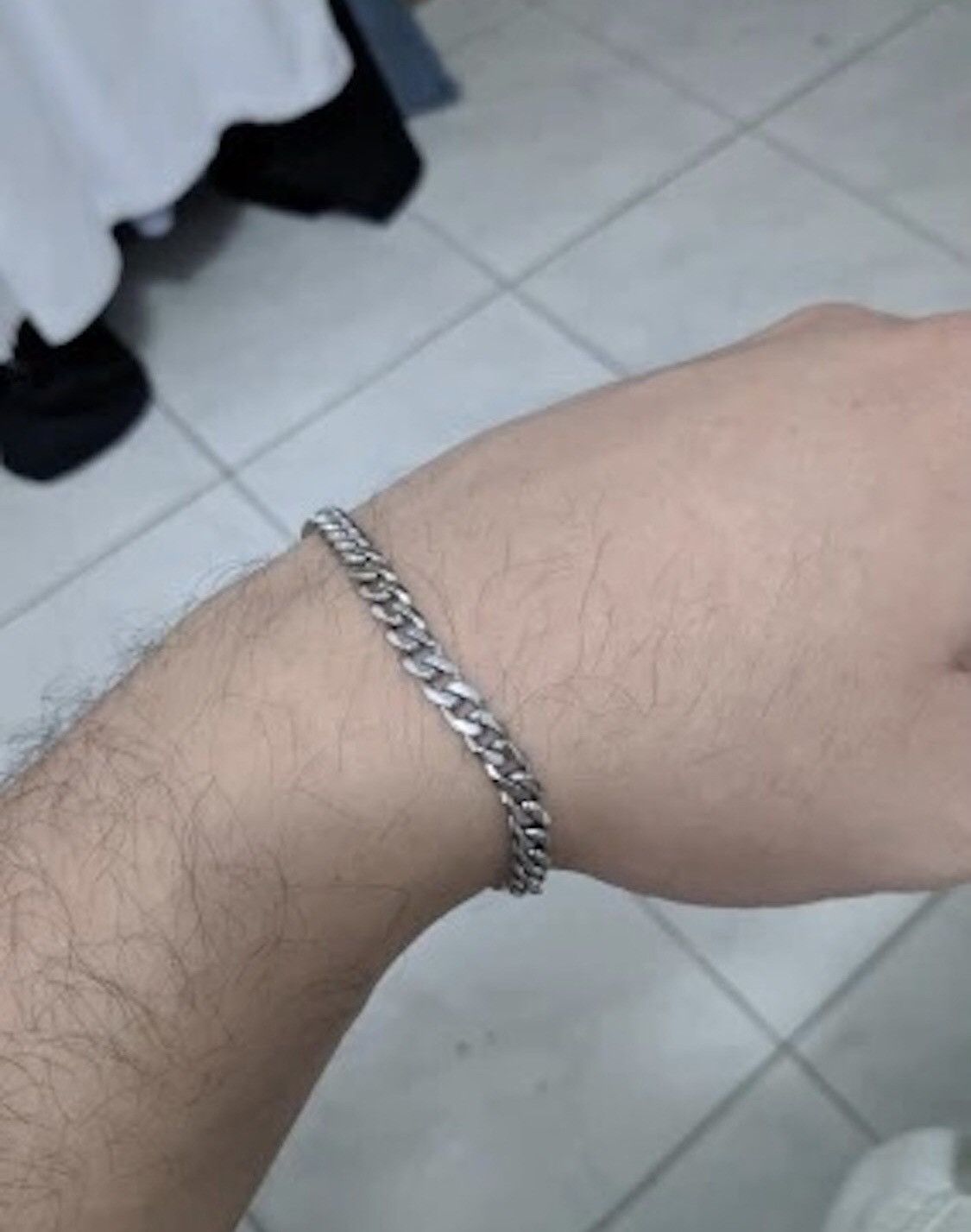 Other 3 MM Width Cuban Link Chain Bracelet Size ONE SIZE - 4 Thumbnail