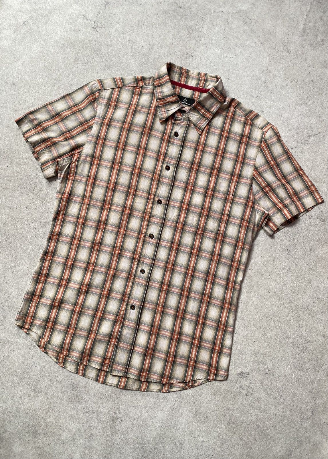 291295=Homme 291295 HOMME Plaid Shirt Button Size US M / EU 48-50 / 2 - 3 Thumbnail