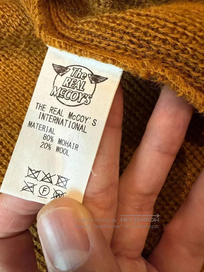 The Real McCoy's The Real McCoys Mohair cardigan sweater Size US XL / EU 56 / 4 - 5 Thumbnail