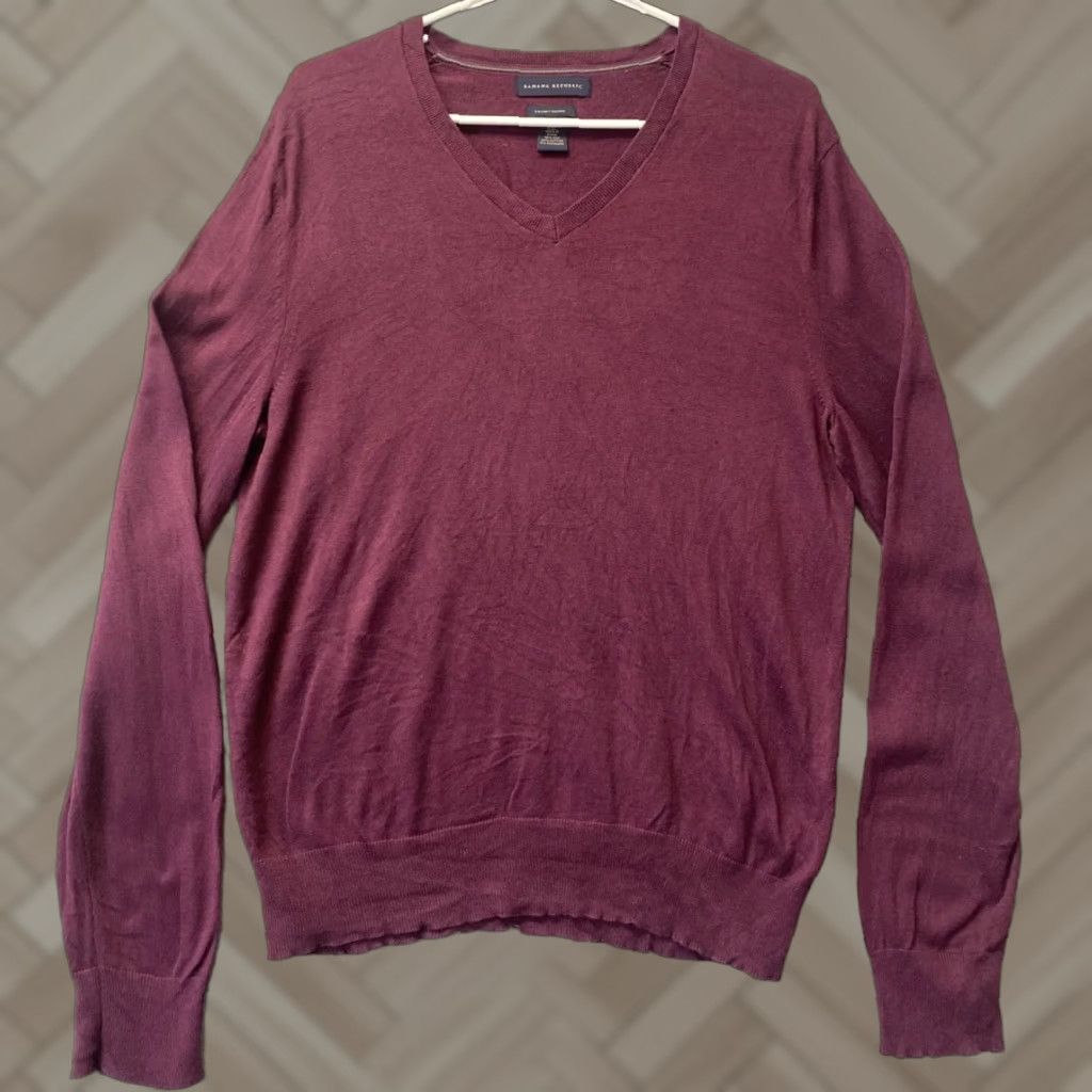 Banana Republic BANANA REPUBLIC Pullover Sweater Red Medium Mens Size US M / EU 48-50 / 2 - 1 Thumbnail