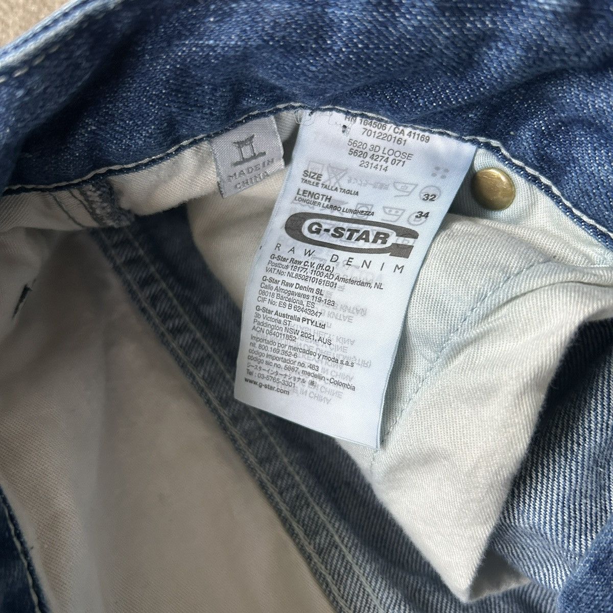 G-Star G-Star RAW Denim Jeans Size US 32 / EU 48 - 6 Thumbnail