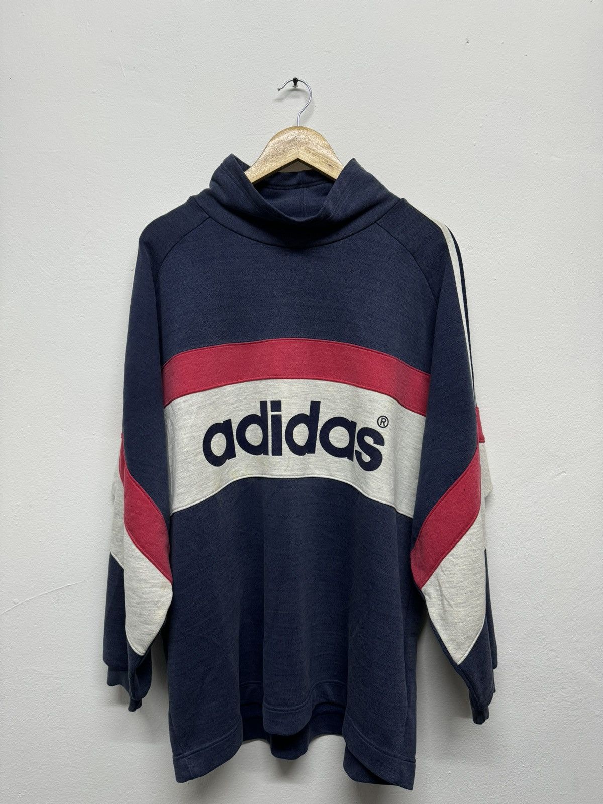 Adidas × Vintage Vintage Adidas Boxy Sweatshirt Size US XXL / EU 58 / 5 - 1 Thumbnail