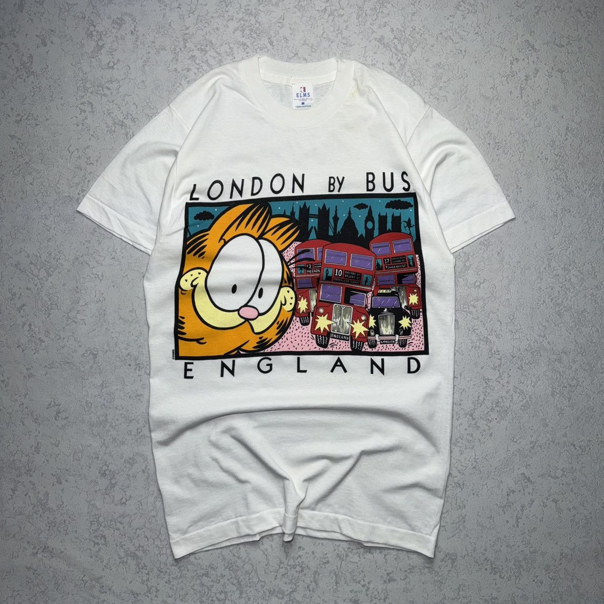 Other Vintage 80s Garfield Paws “London By Bus England” T-Shirt Size US M / EU 48-50 / 2 - 1 Thumbnail