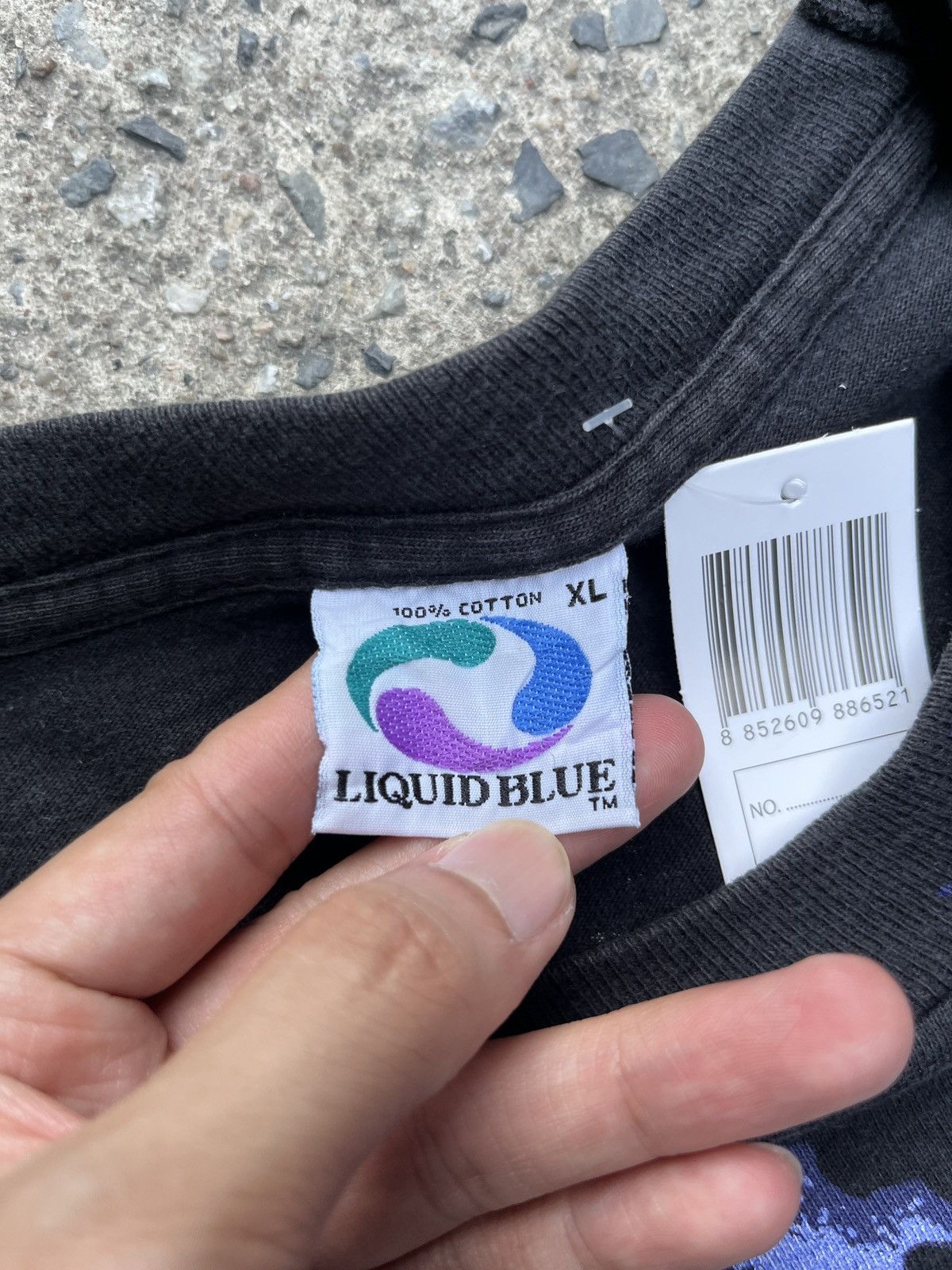 Liquid Blue × Vintage Vintage 1994 Liquid Blue Ian Bohorquez Grim Reaper Size US XL / EU 56 / 4 - 9 Thumbnail