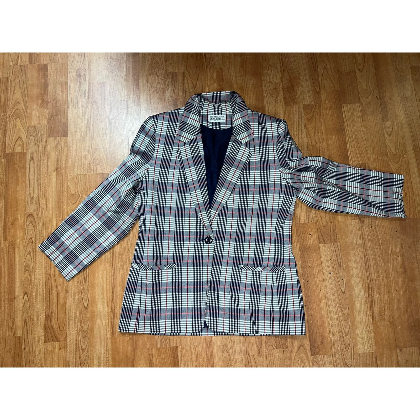 Vintage Vintage Pendleton Blazer Jacket Miss Sophisticates 12 VTG Size XL / US 12-14 / IT 48-50 - 8 Thumbnail