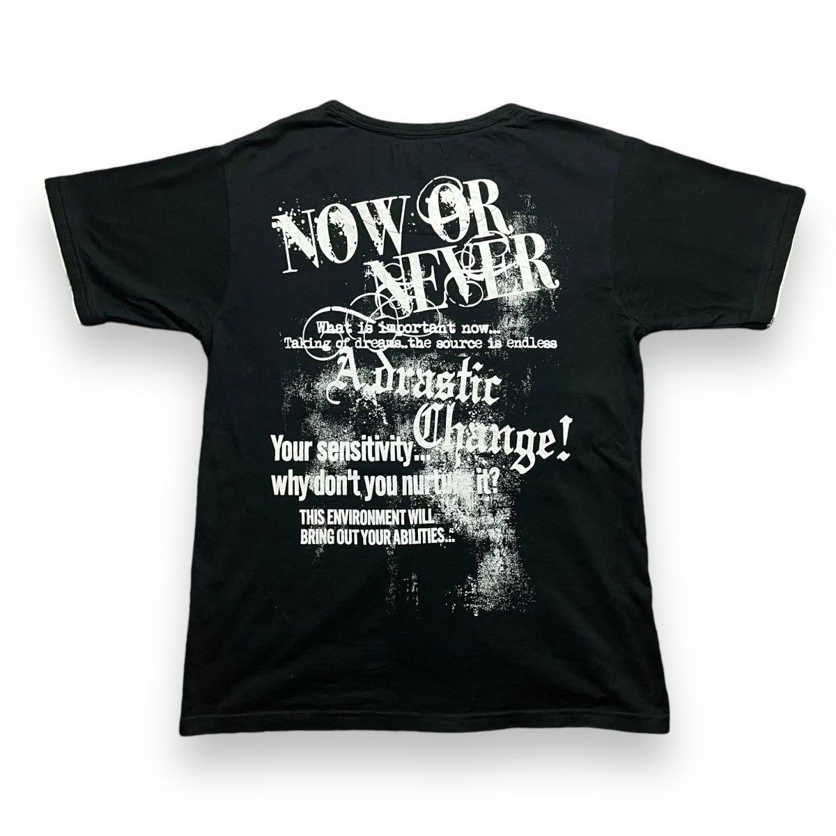 If Six Was Nine × Japanese Brand × Le Grande Bleu (L.G.B.) 🇯🇵 Y2K ORIGINAL REMAK GEAR POEM DOUBLE LAYER TSHIRT Size US L / EU 52-54 / 3 - 2 Thumbnail