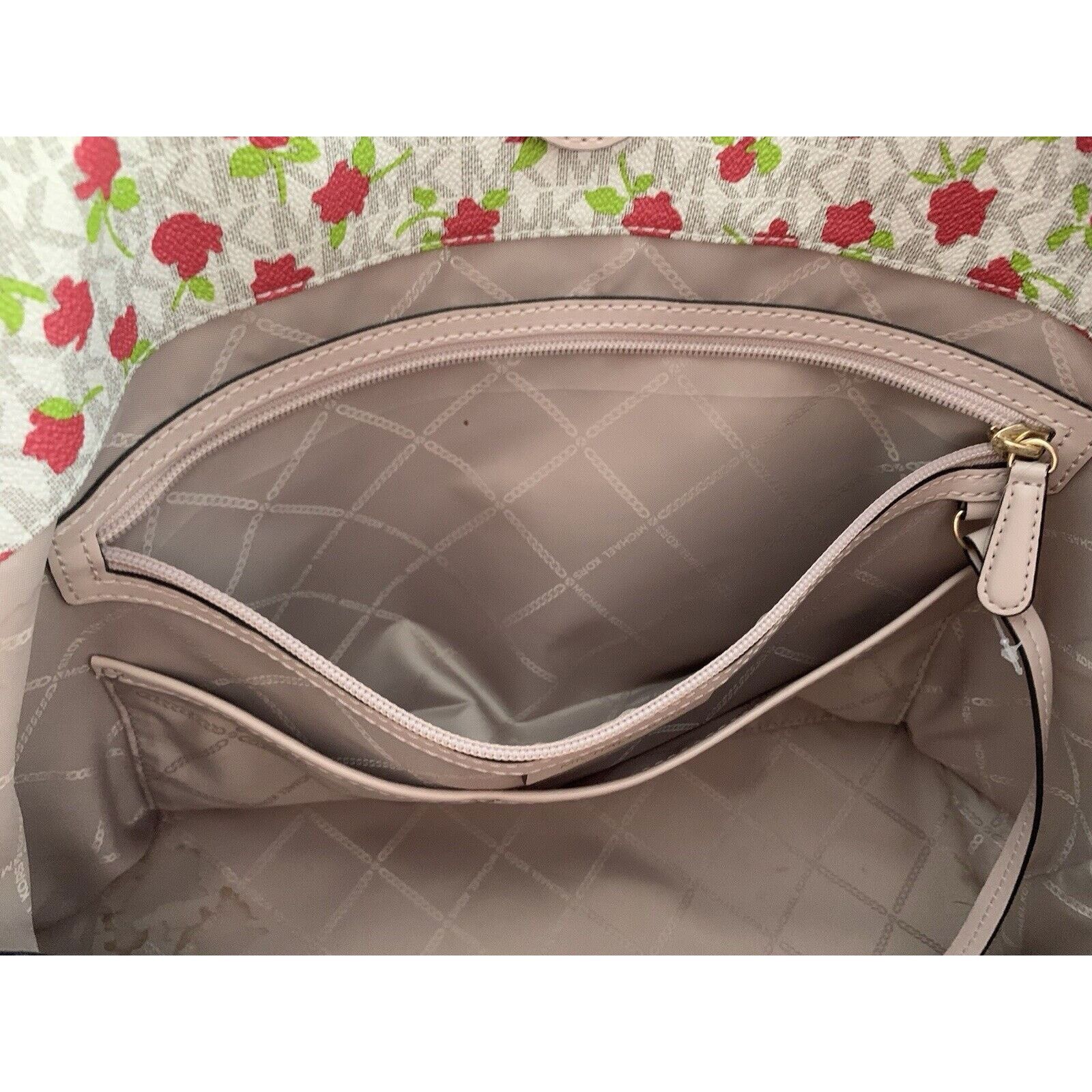 Michael Kors Michael Kors Carter MK Rose Floral Vanilla Large Tote Size ONE SIZE - 9 Thumbnail