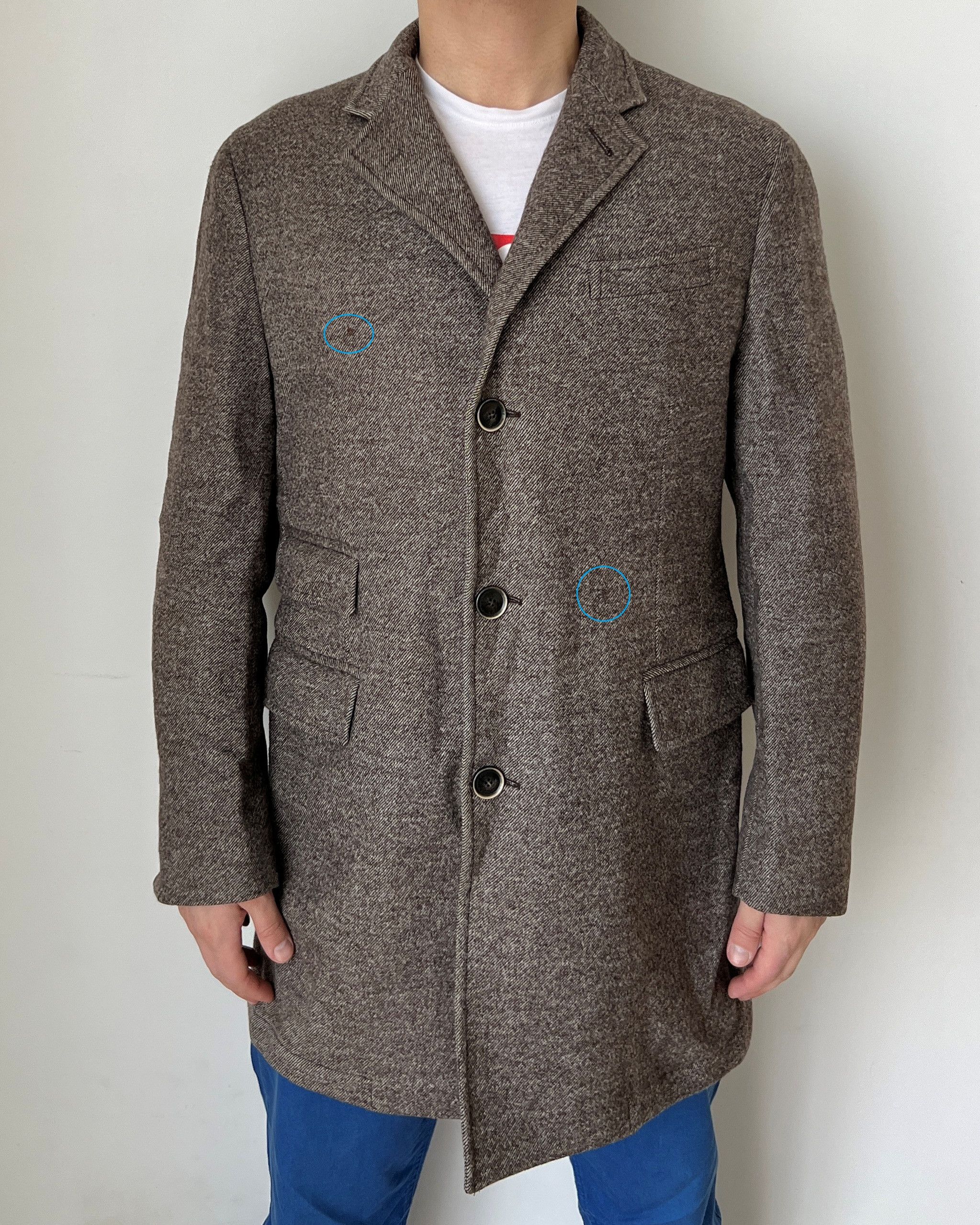 Loro Piana HACKETT LONDON x LORO PIANA DOUBLEFACE MERINO WOOL OVERCOAT Size US L / EU 52-54 / 3 - 14 Thumbnail