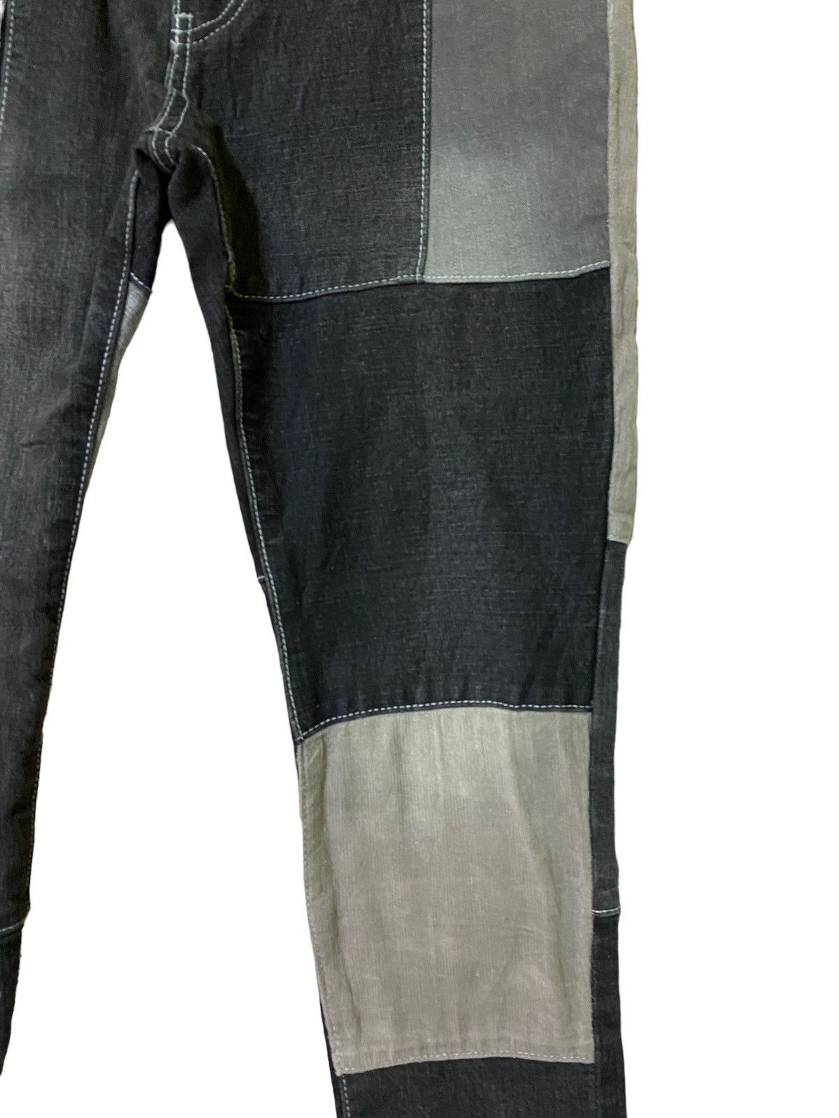 Designer × Japanese Brand Send Offer 👉 Cavaria Reconstructed Denim + Velvet Skinny Size US 28 / EU 44 - 6 Thumbnail