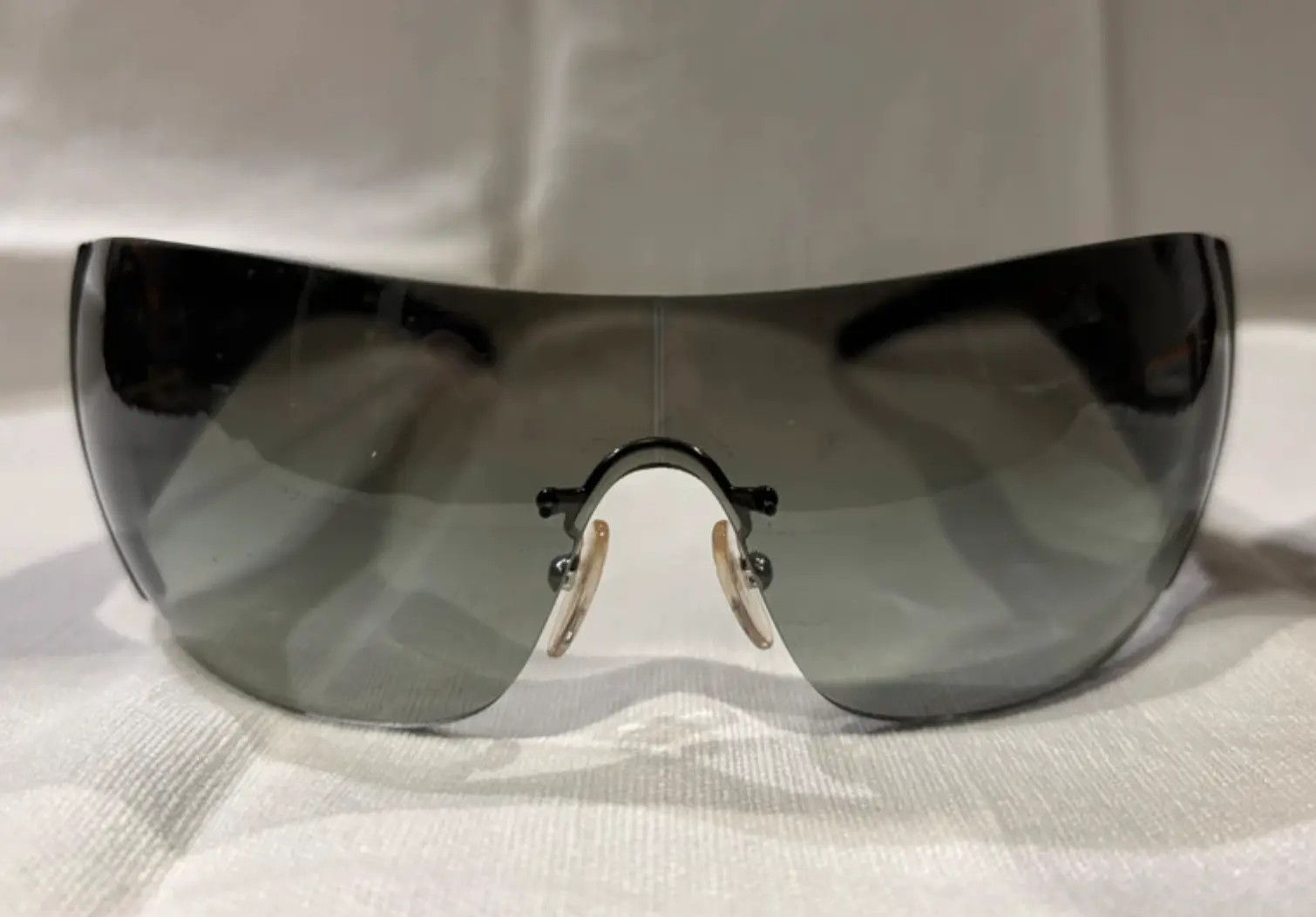Prada PRADA Sunglasses Wrap Shield Mask Symbole Sport Red Tab Size ONE SIZE - 3 Thumbnail