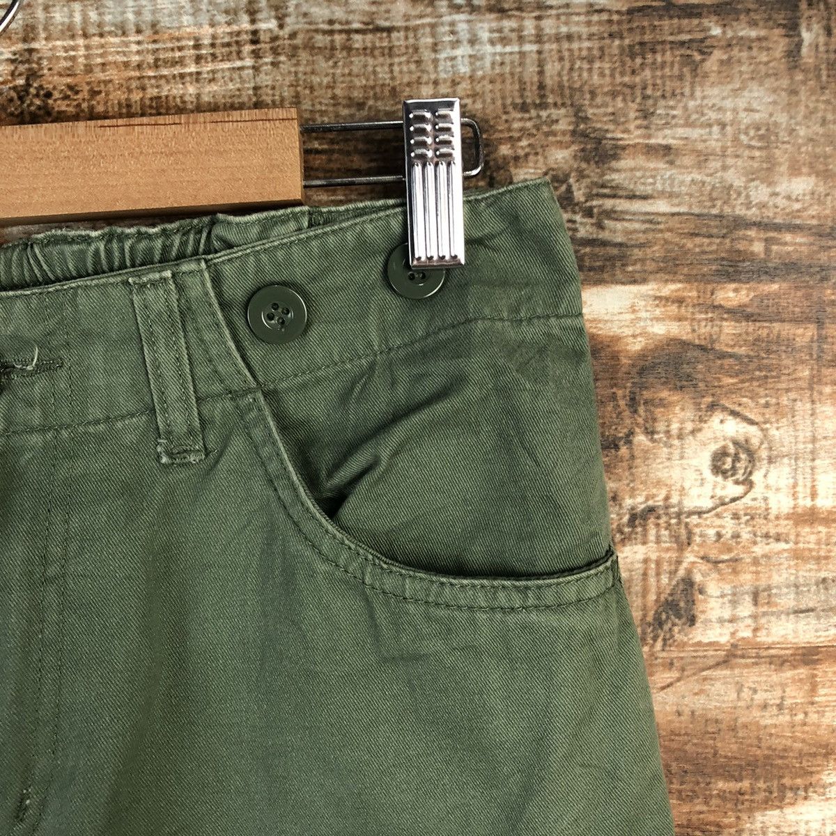 Japanese Brand DL Japanese Brand Green Cargo Multipocket Pants #C630 Size US 26 / EU 42 - 8 Thumbnail