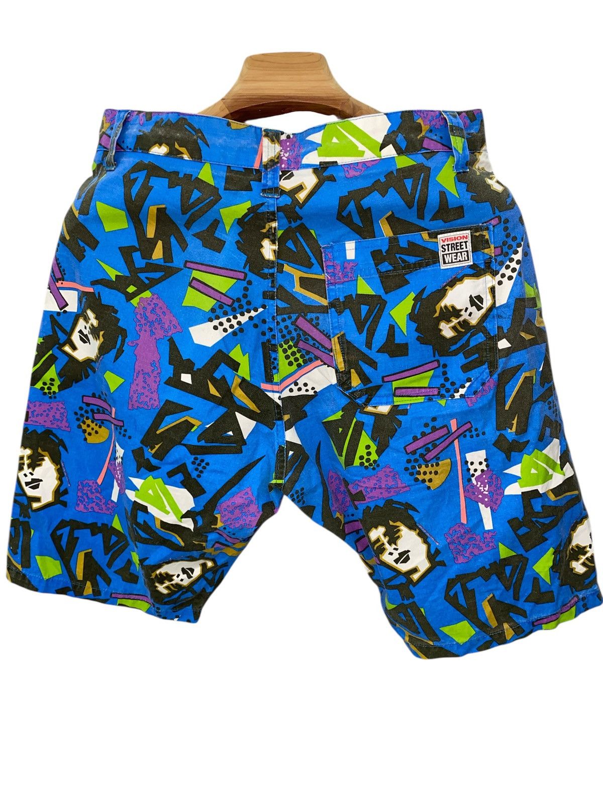 Vintage × Vision Streetwear Vtg Vision Streetwear x Unrelic x Atespexs shorts Size US 32 / EU 48 - 4 Thumbnail