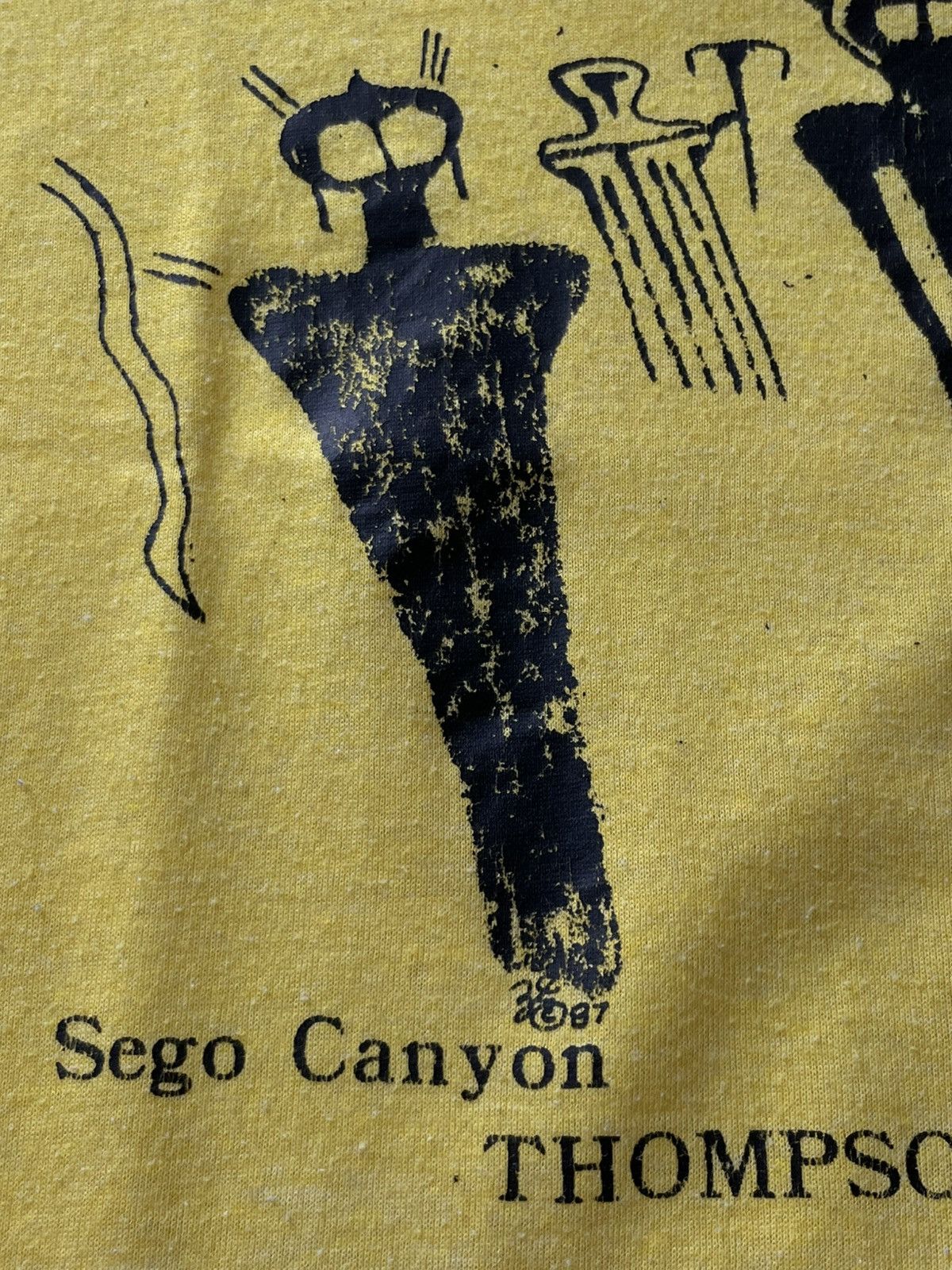 Vintage Vintage 1987 Sego Canyon Thompson Springs Art T-Shirt Size US M / EU 48-50 / 2 - 5 Thumbnail