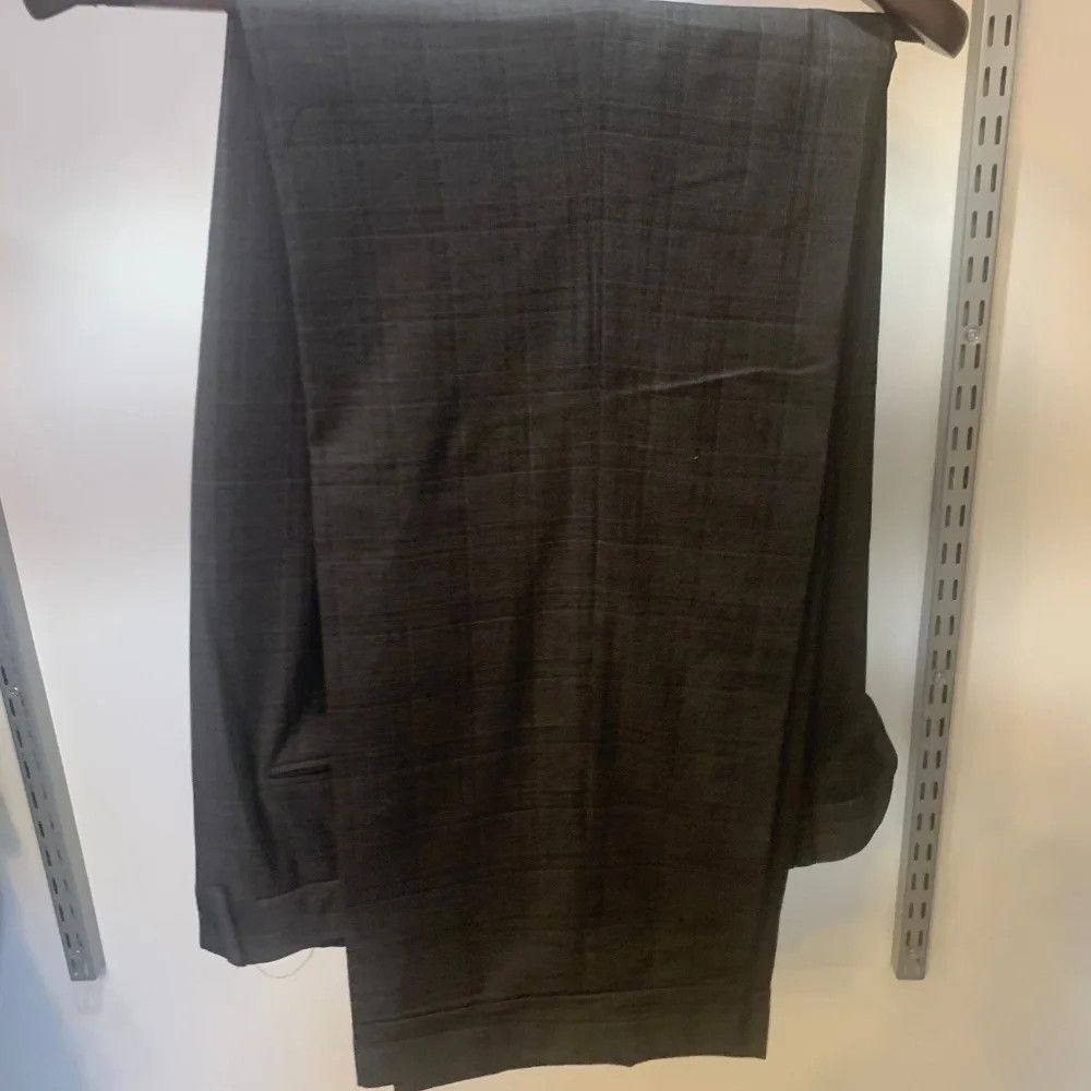 Isaia Isaia Napoli Suit – Gray Check, Made in Italy Size 44R - 11 Thumbnail